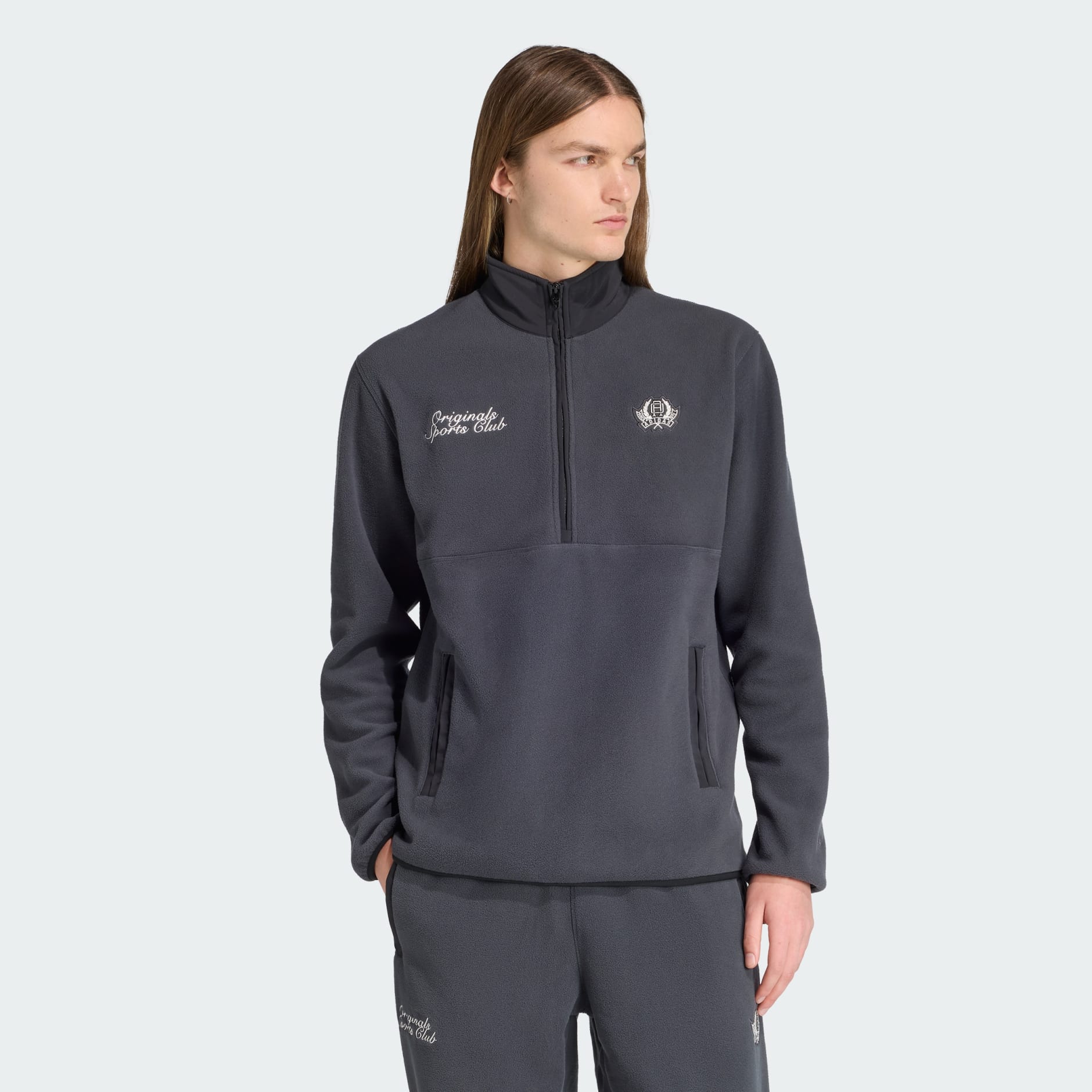 Regular Polar Fleece Quarter-Zip Jacket