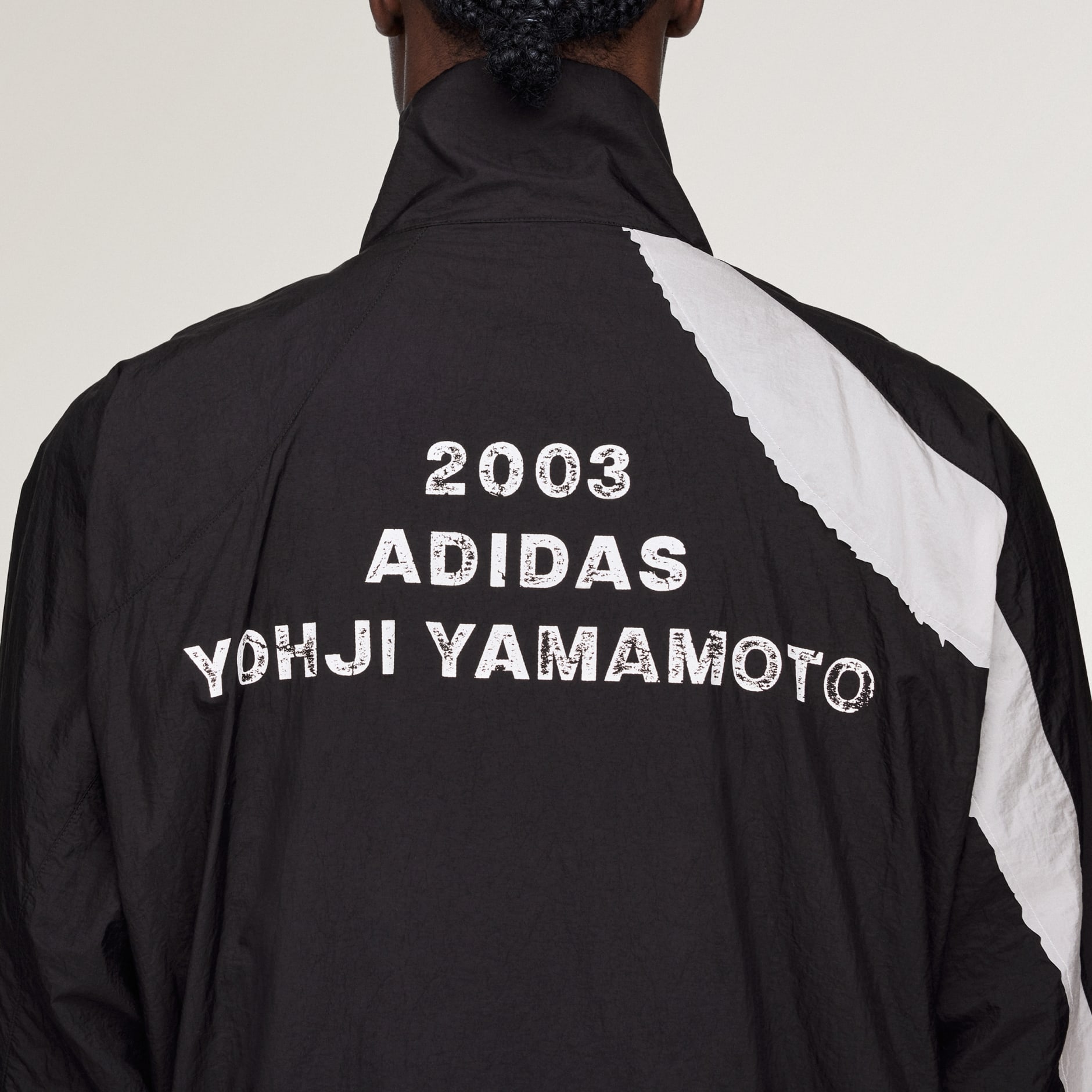JACHETĂ Y-3 RAW EDGE 3 STRIPES NYLON SHELL