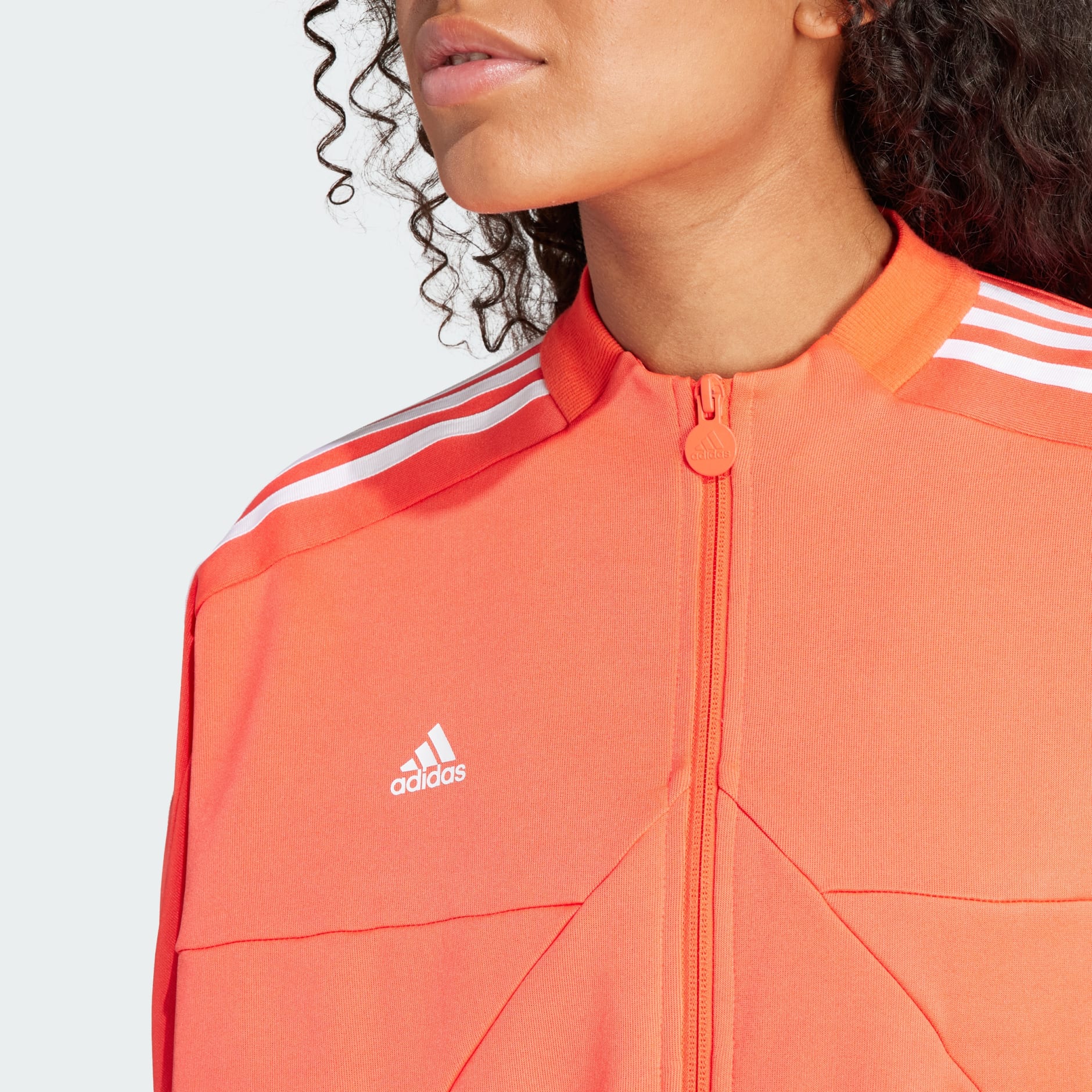 Peach adidas jacket best sale