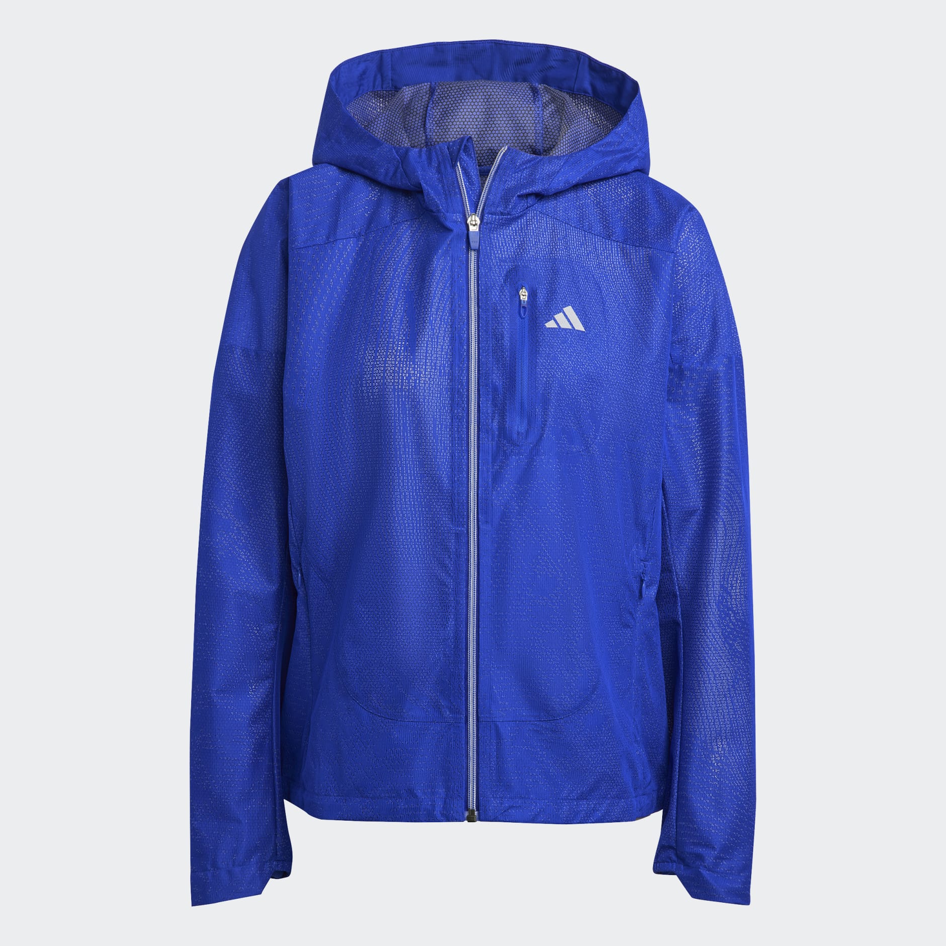 Women s Clothing Adizero Running Jacket Blue adidas Egypt