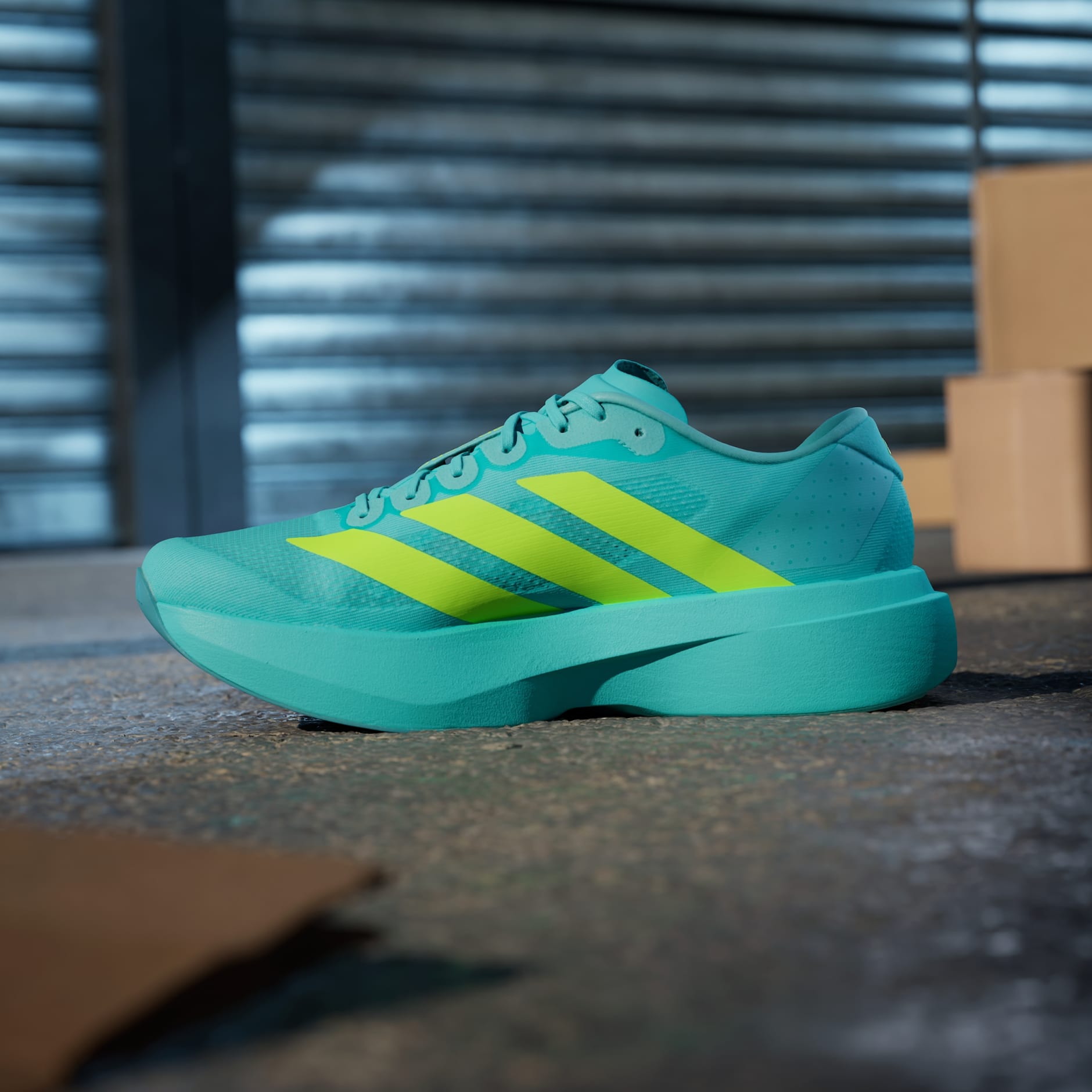 Shoes - Adizero EVO SL Shoes - Turquoise | adidas Oman
