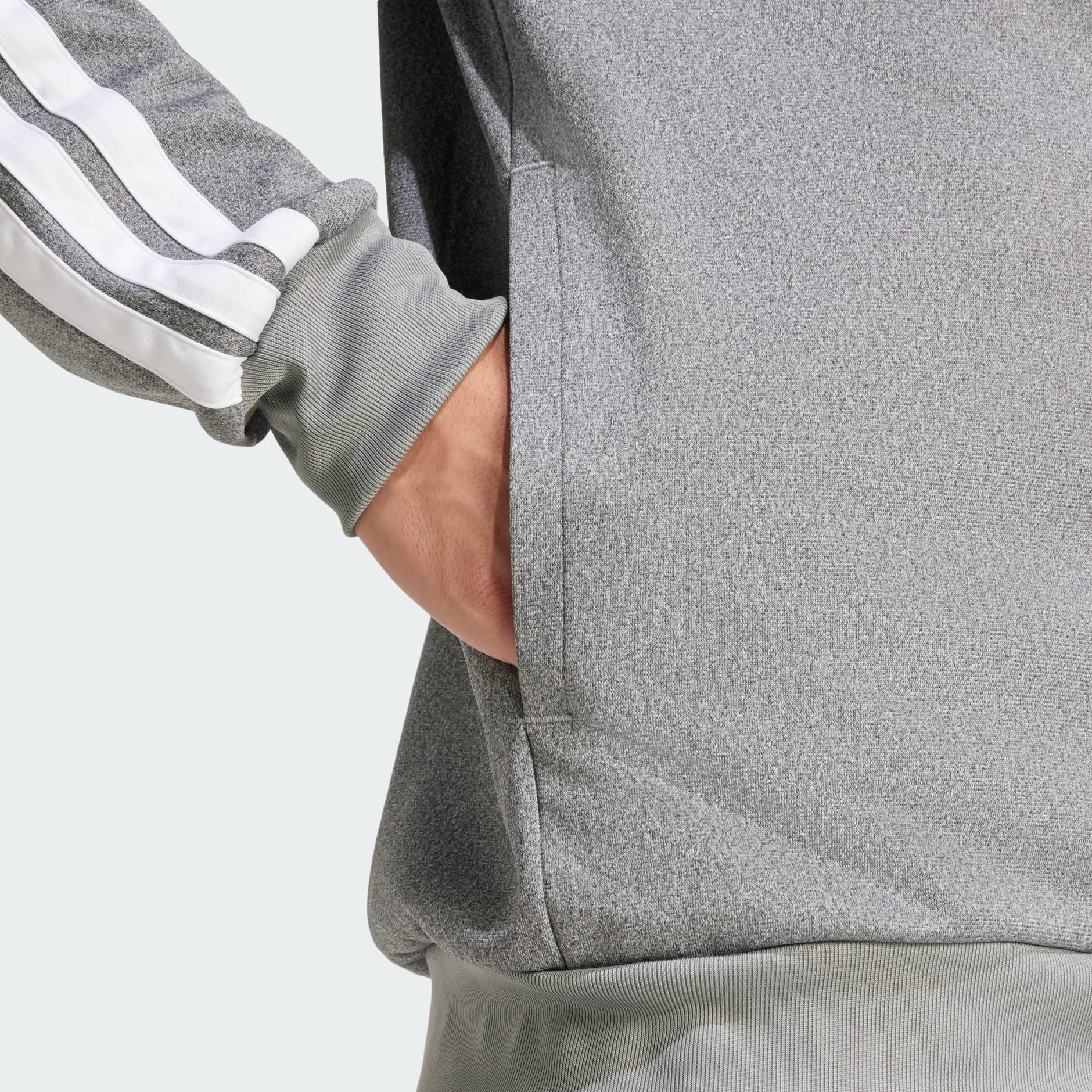 Bluză de trening din tricot melanj cu croială regular