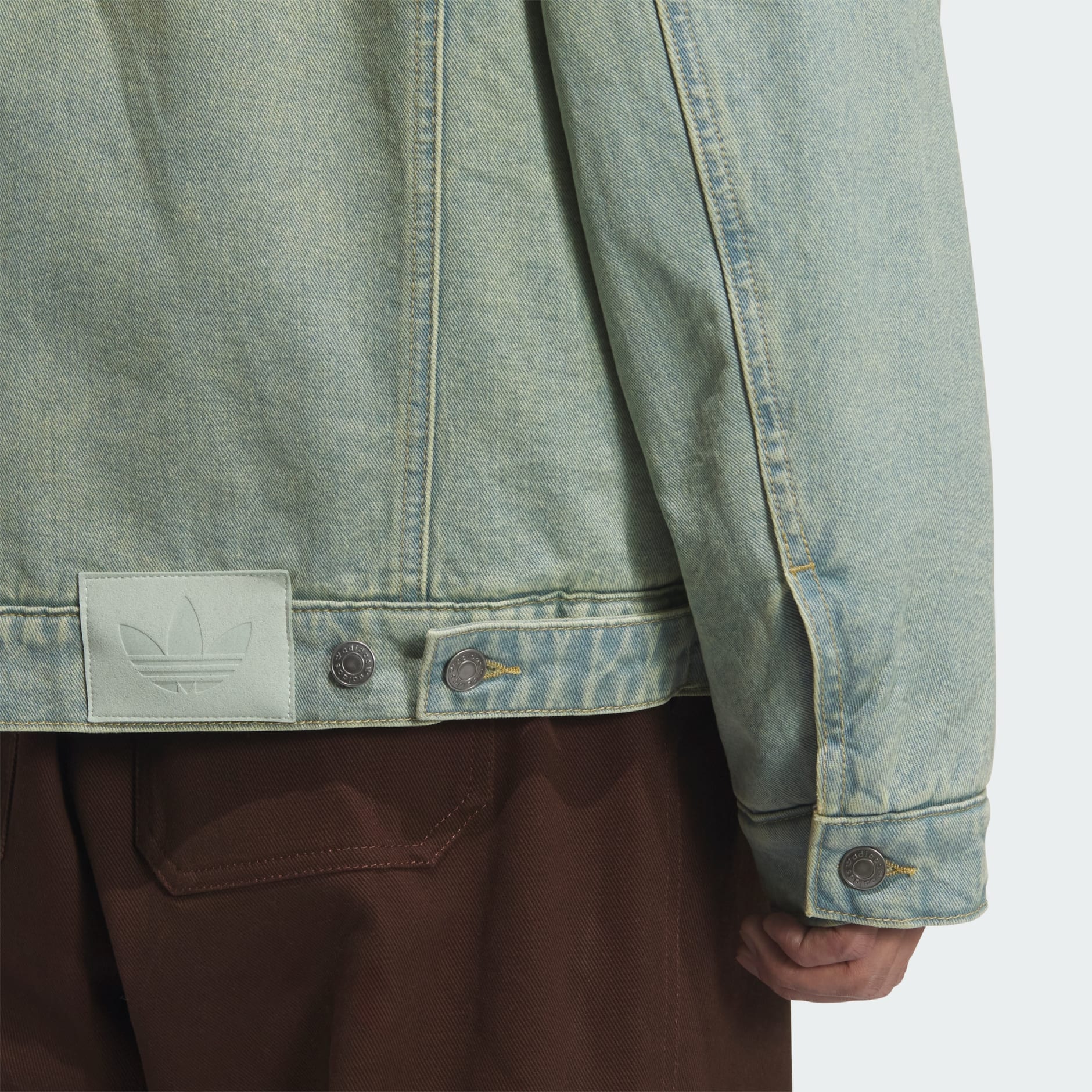 WASHED DENIM PADDED JACKET