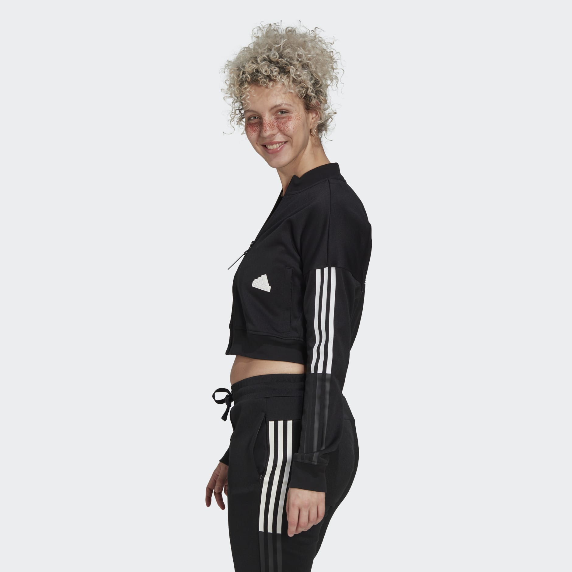 Cropped Track Top