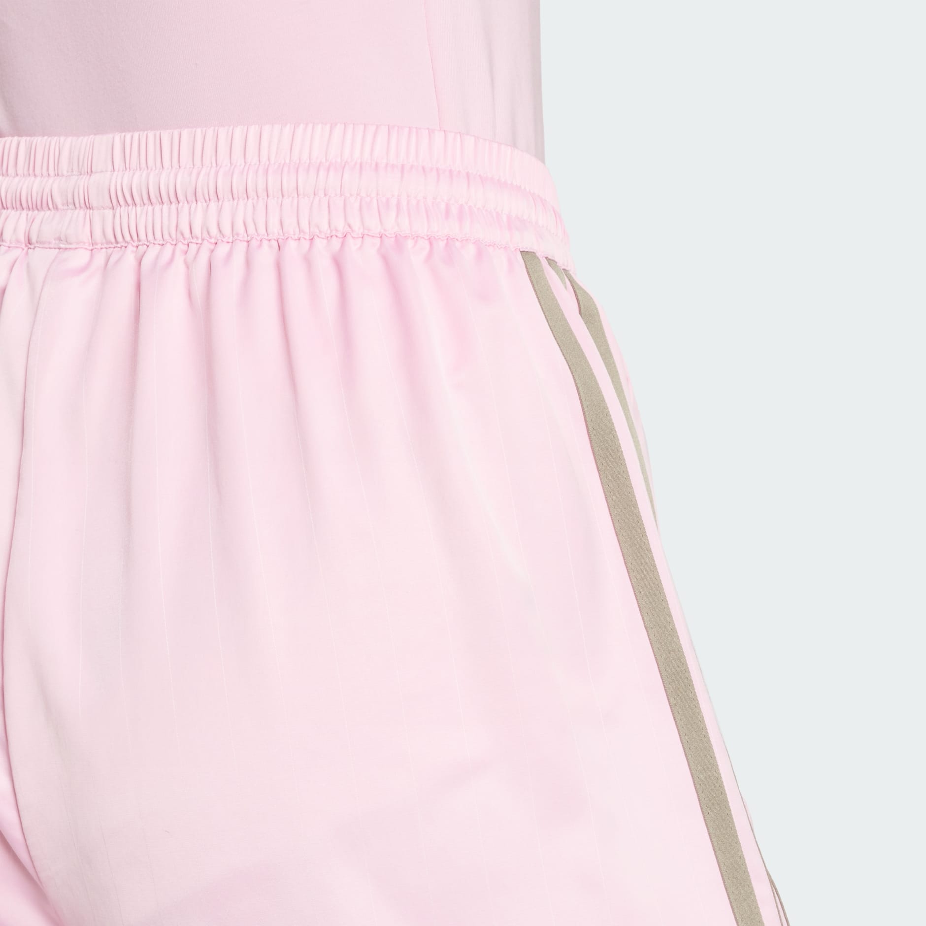 adidas Originals Pin-stripe Satin Shorts