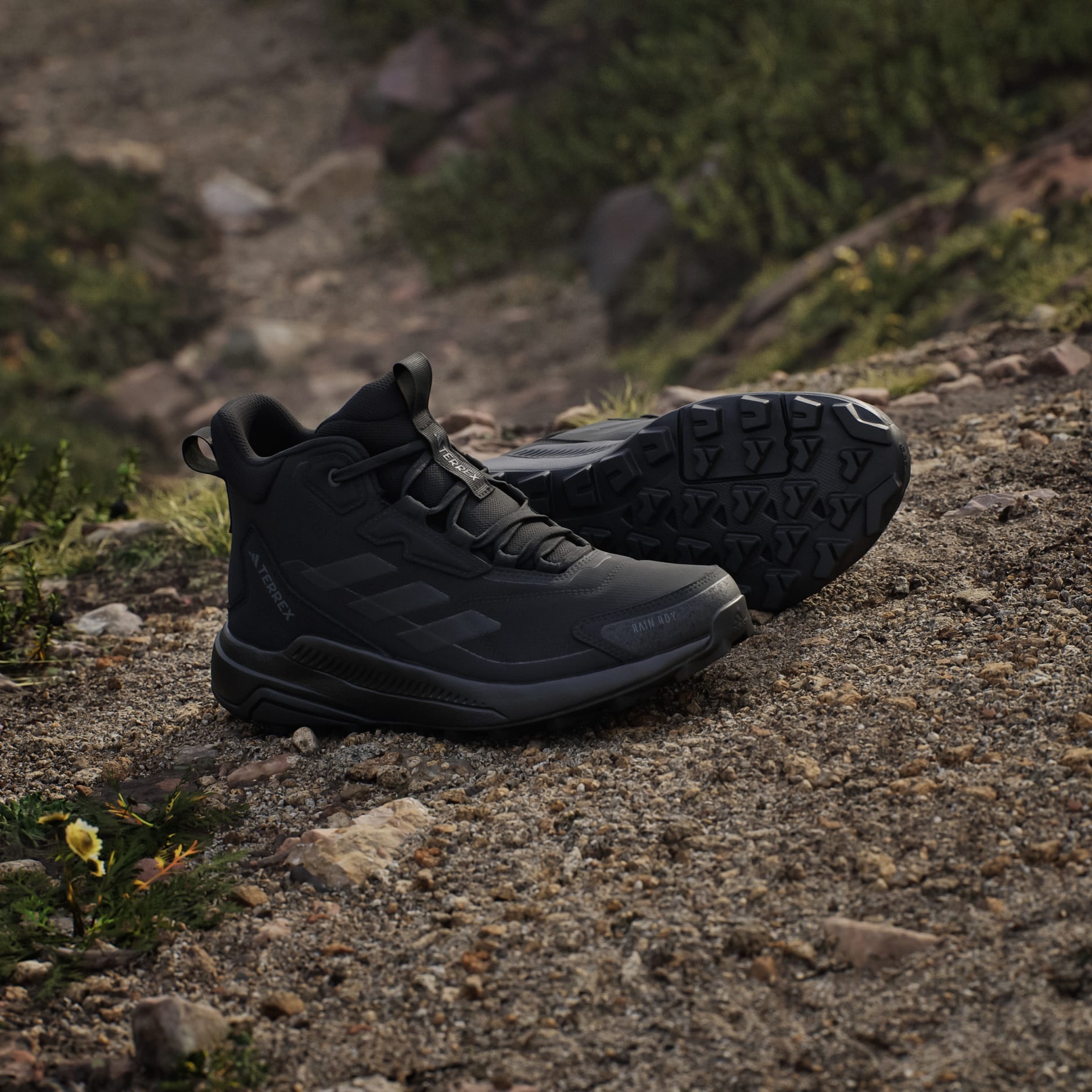 Pantofi de drumeție Terrex Anylander Mid Rain.Rdy