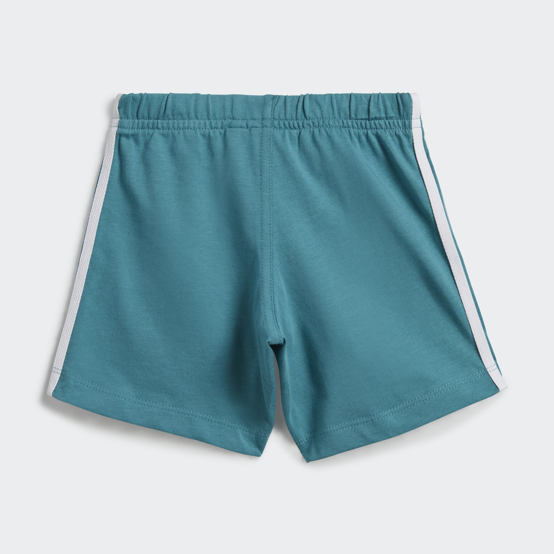 Adidas trefoil shorts tee set on sale