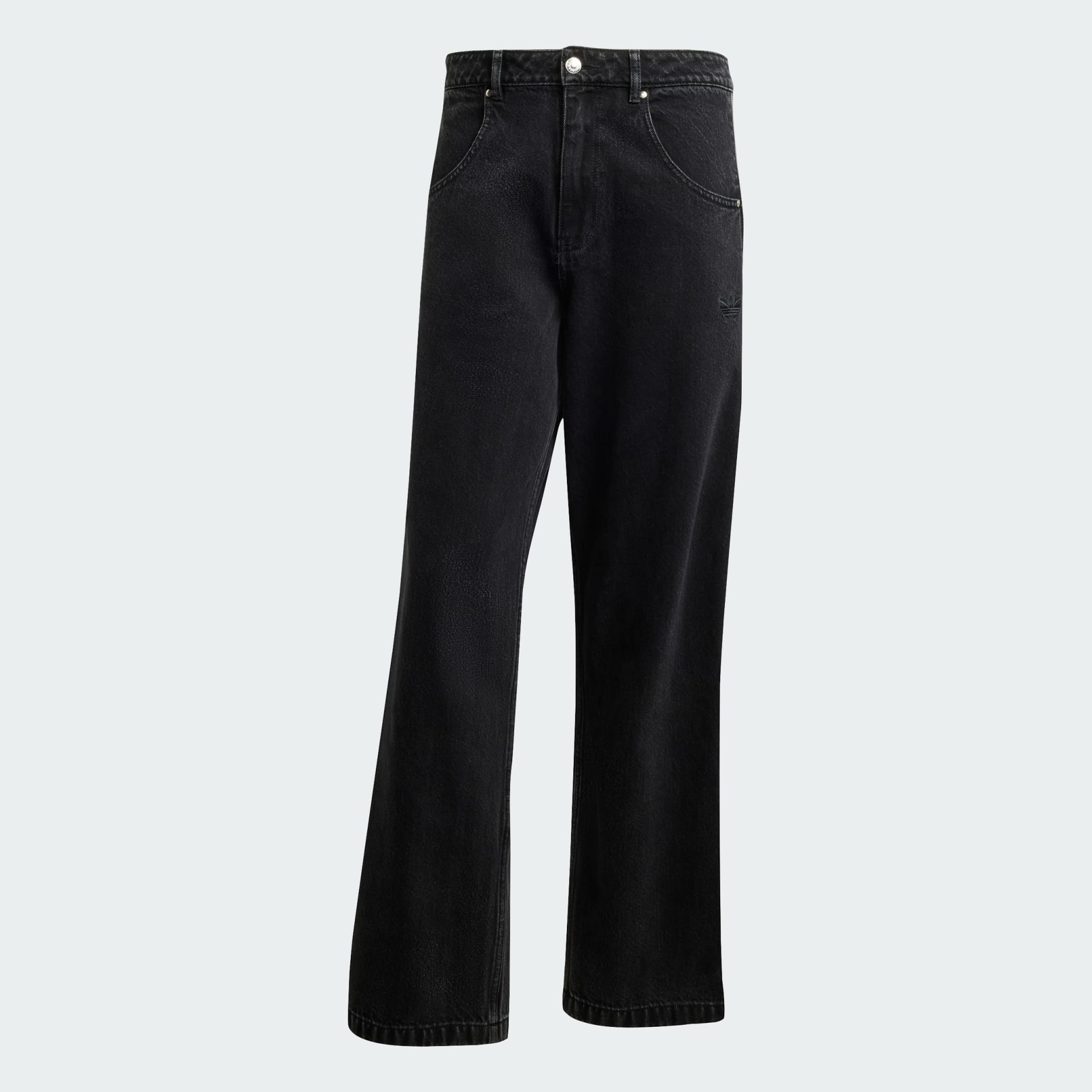 Clothing - Adicolor Denim Firebird Pants - Black | adidas Qatar