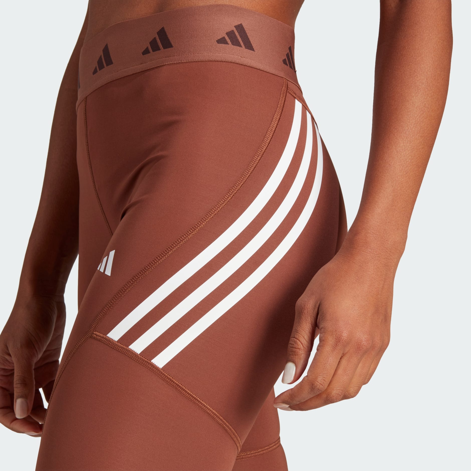 Women's Clothing - Techfit Hyperglam Full-Length Leggings - Brown