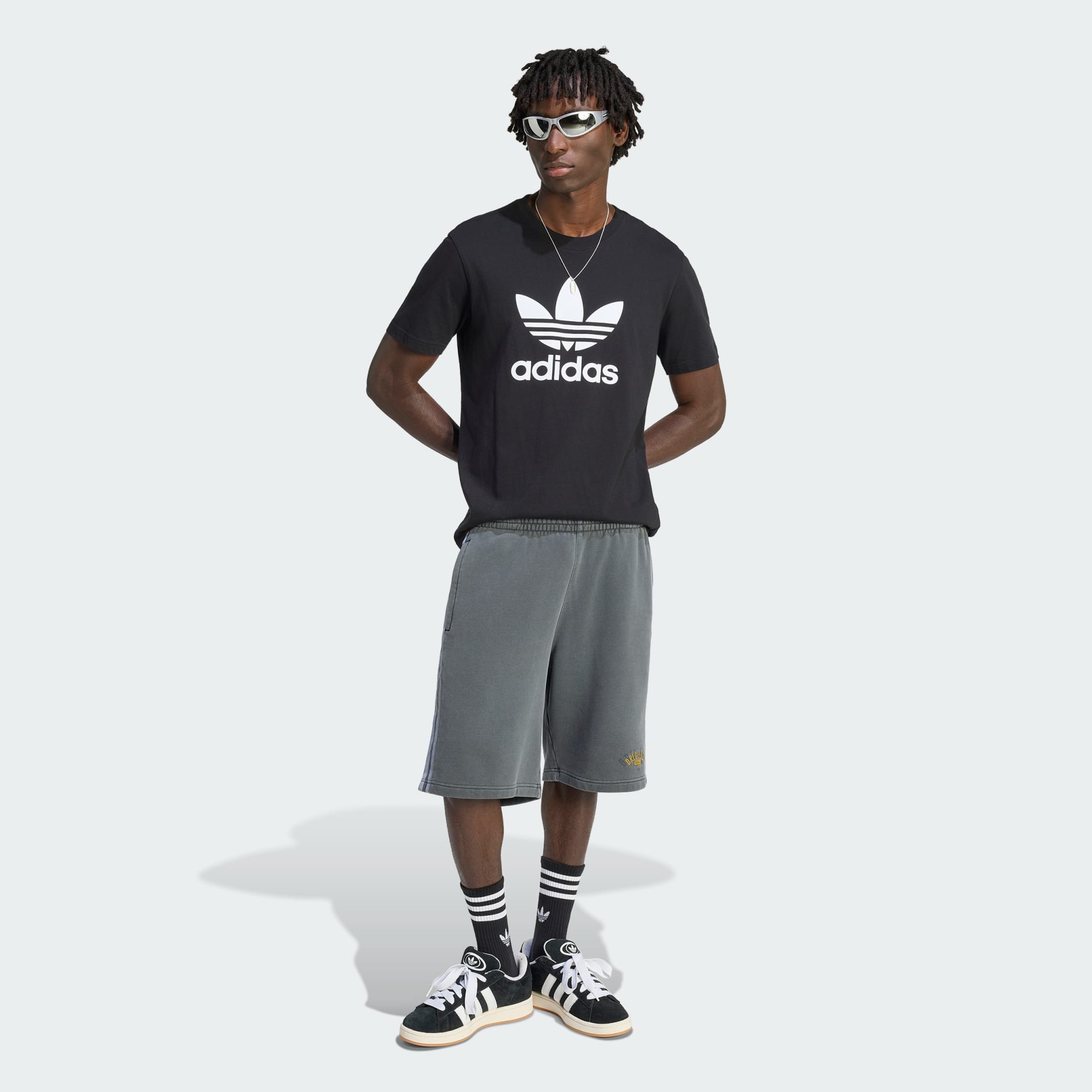 ADIDAS ORIGINALS - WASHED GRAPHICS BASKETBALL SHORTS