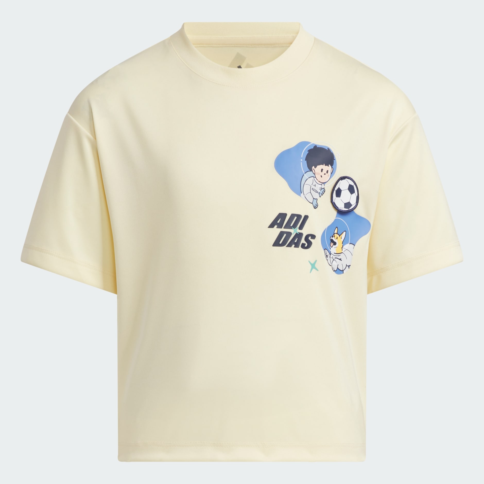 兒童圖案 T 裇及短褲套裝