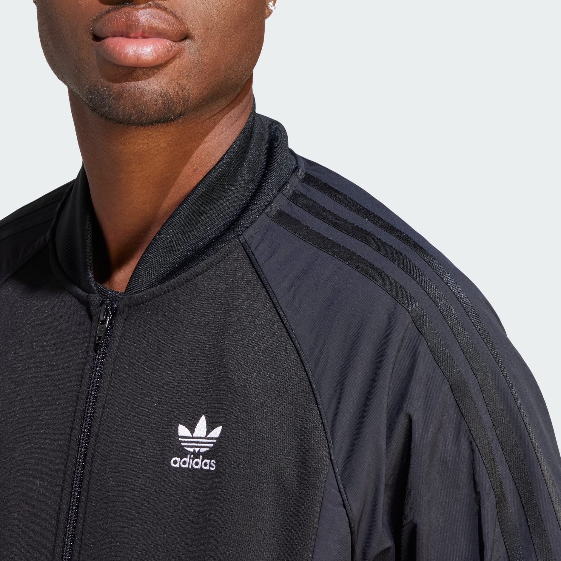 Clothing - Adicolor Re-Pro SST Material Mix Track Jacket - Black ...