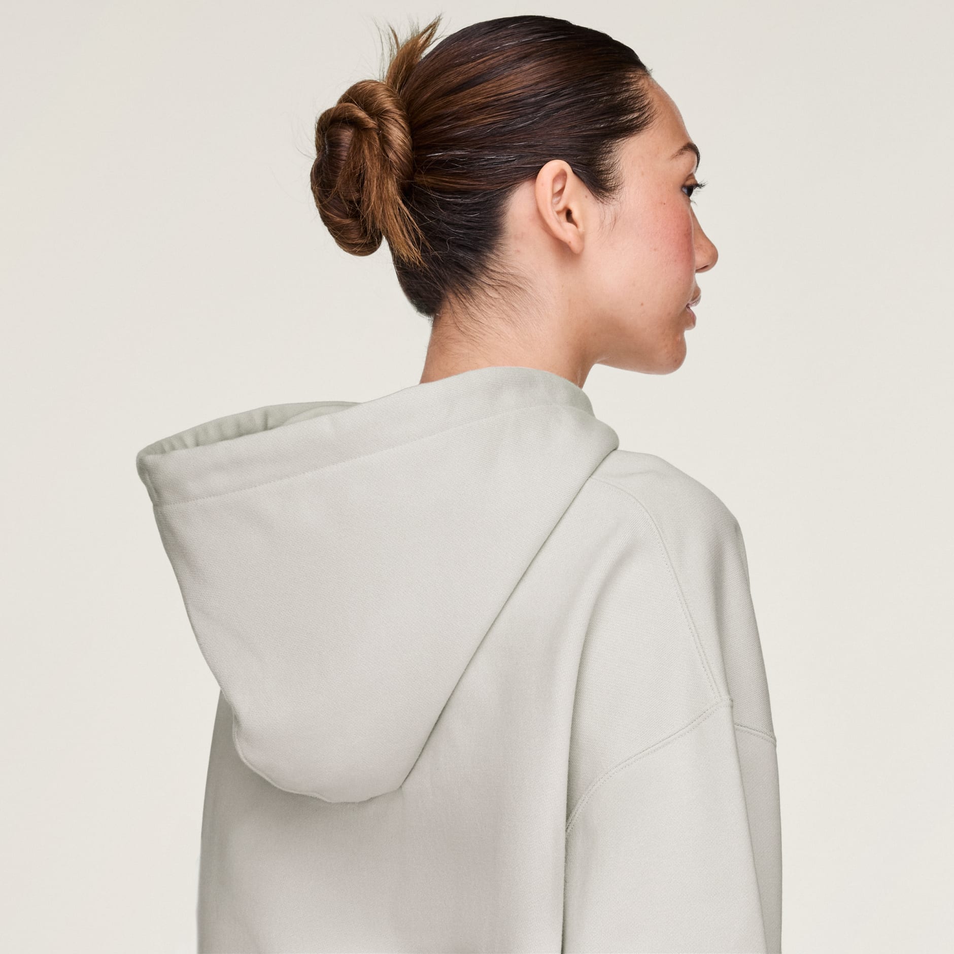 Hanorac larg din material plușat periat Y-3