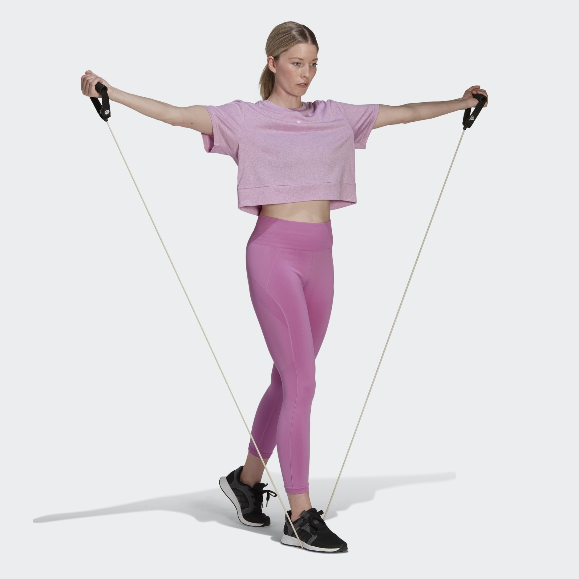 AEROREADY Studio Loose Crop Tee
