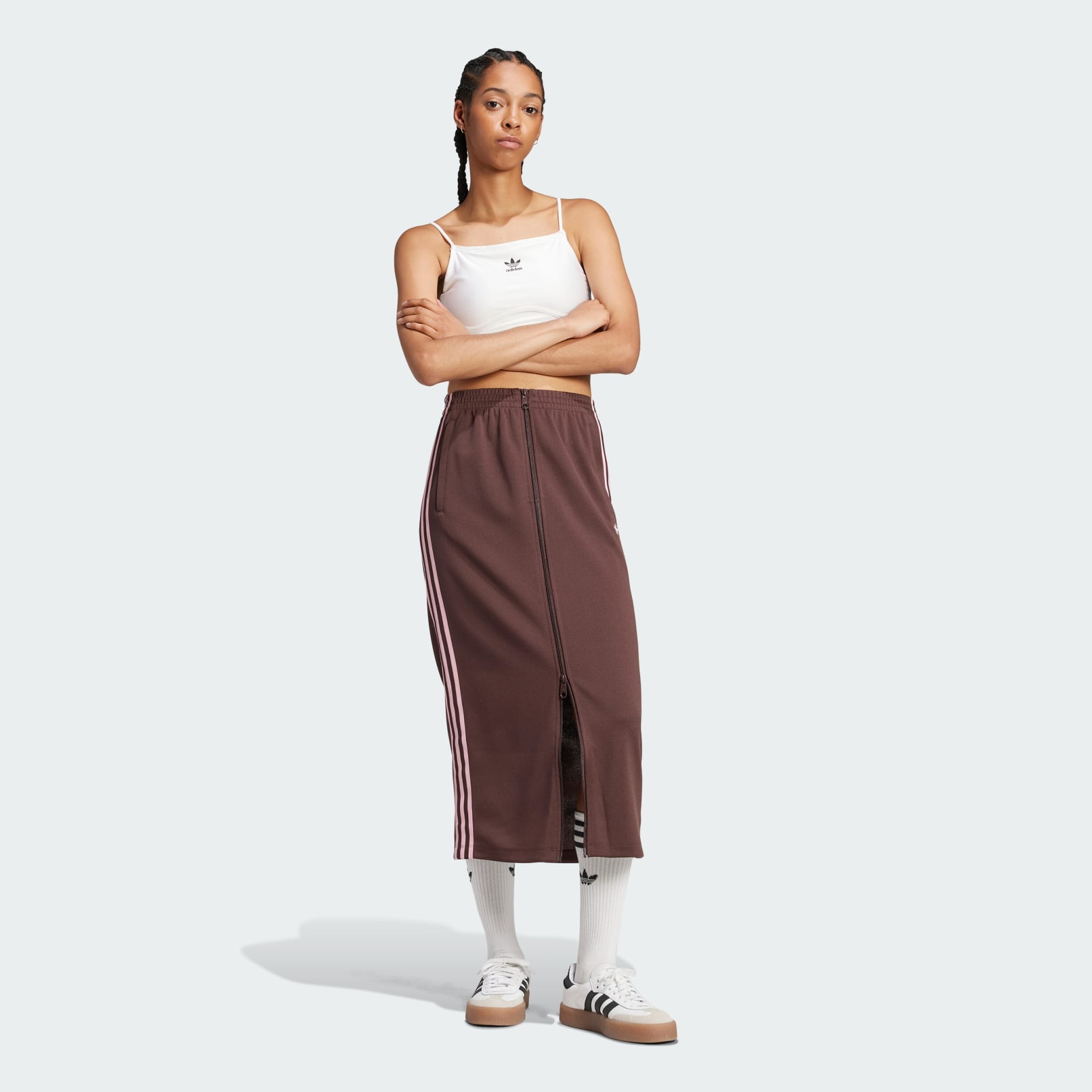 adidas 70s Skirt Brown adidas KE