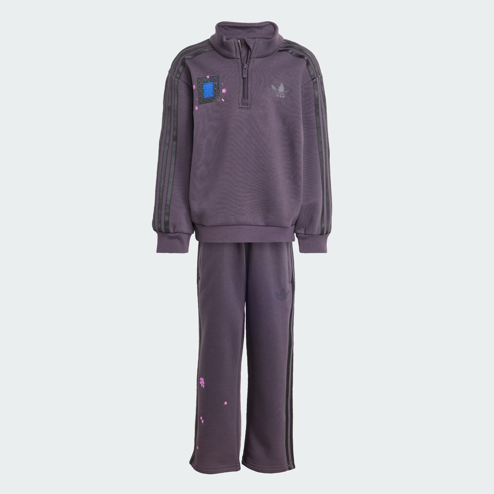 SET ADIDAS MINECRAFT CU CROIALĂ LEJERĂ ȘI GULER ROTUND