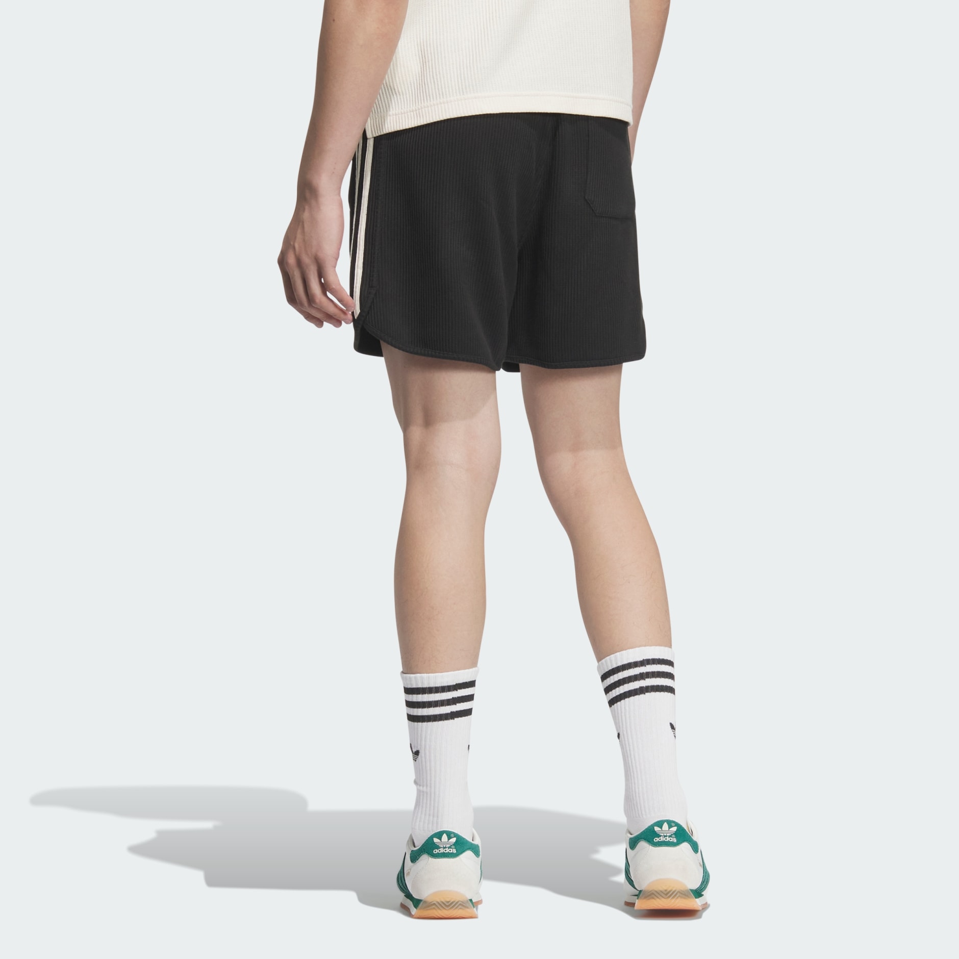 Pantaloni scurți Waffle