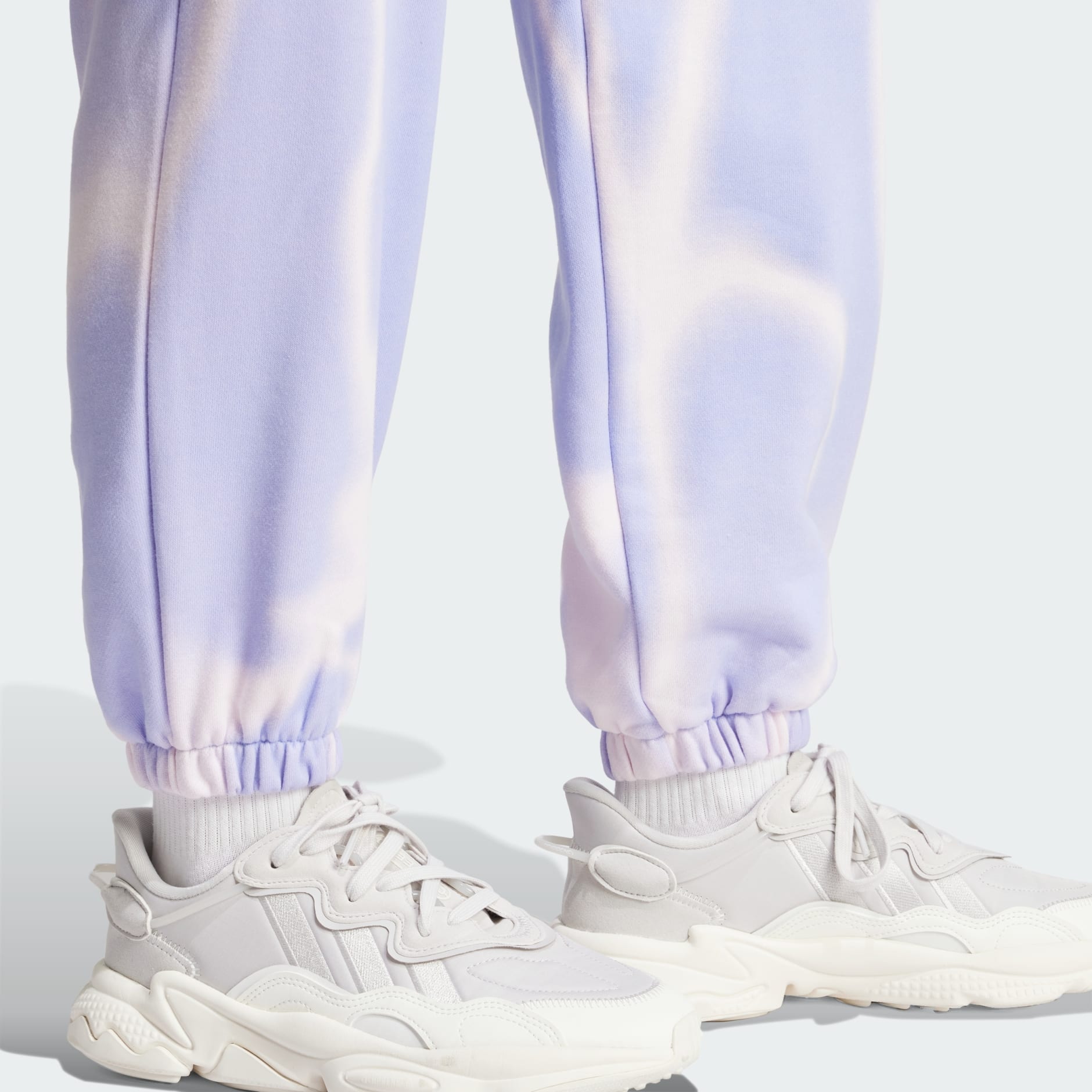 Women's Clothing - Dye Allover Print Sweat Pants - Purple | adidas 