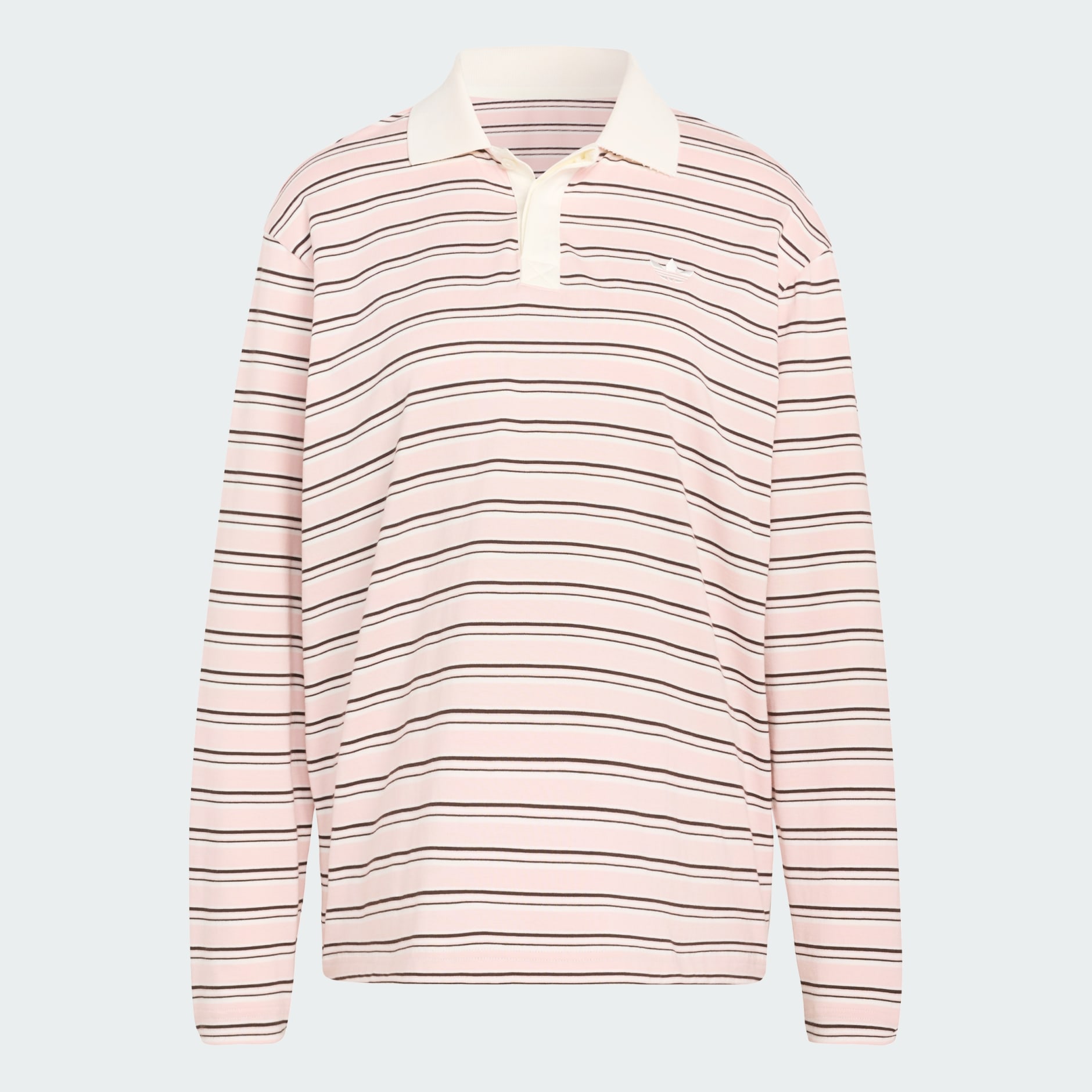 STRIPED OVZD LS POLO Shirt