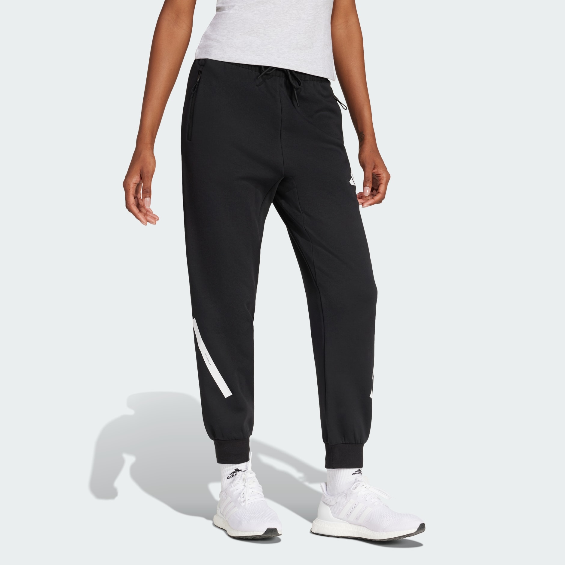 Adidas Z.n.e Sweat Pants Black M Regular Woman JC9309 M