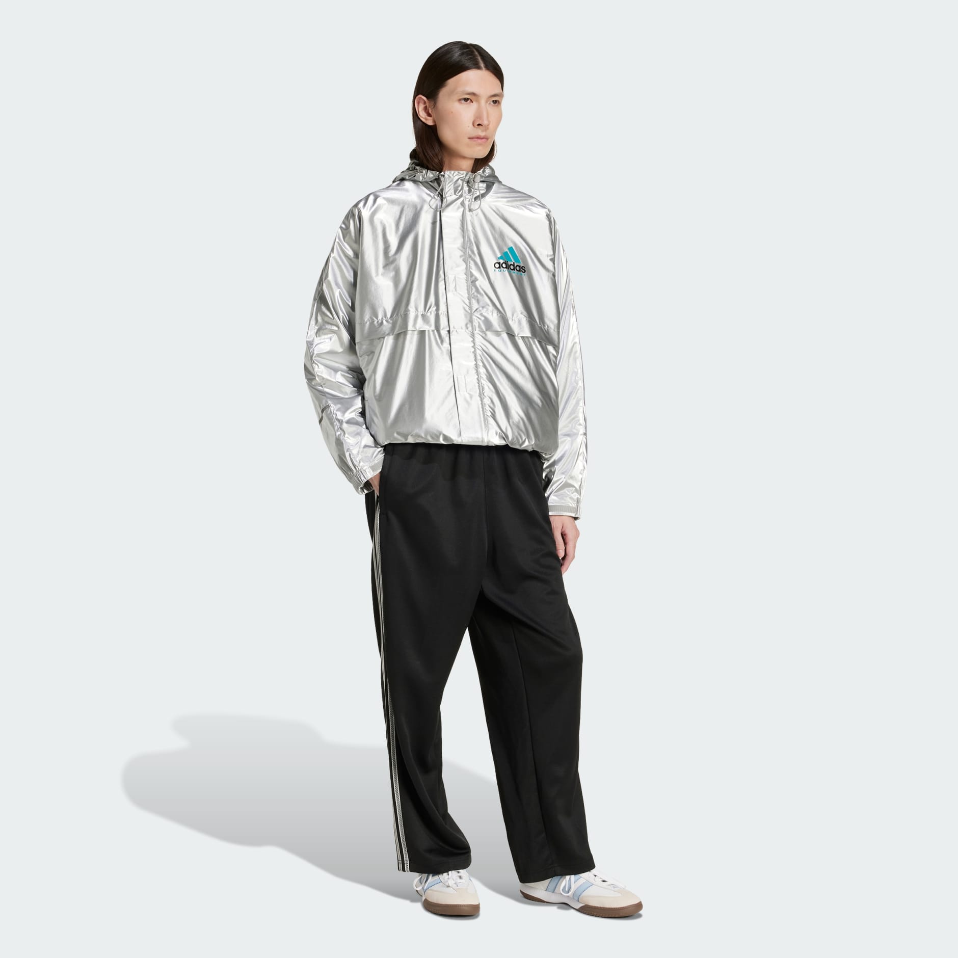 adidas EQT Metallic Windbreaker - Silver | adidas UAE