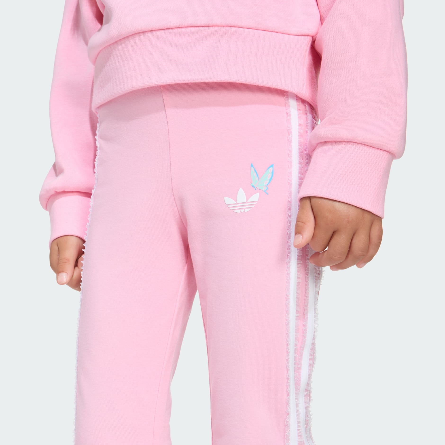 ADIDAS DISNEY CREW FLARED LEGGINGS SET