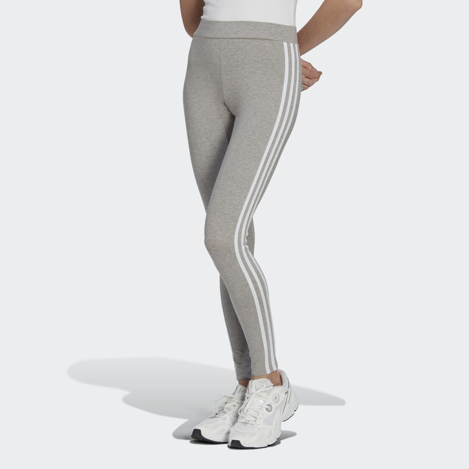 Women's Clothing - Adicolor Classics 3-Stripes Leggings - Grey