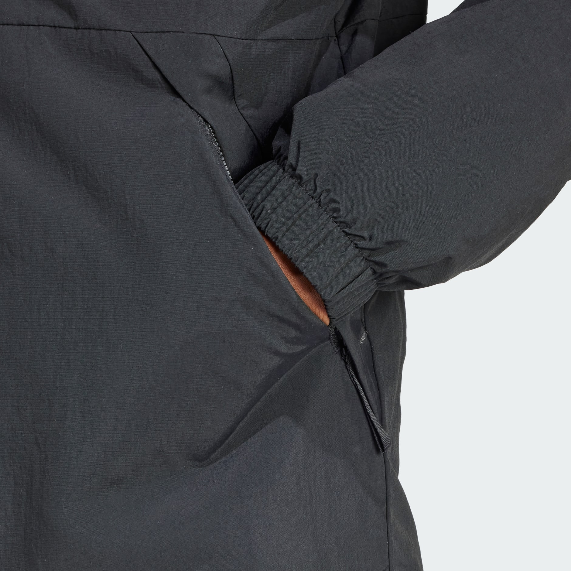 adidas BSC Sturdy Insulated Hooded Jacket - Black | adidas LK