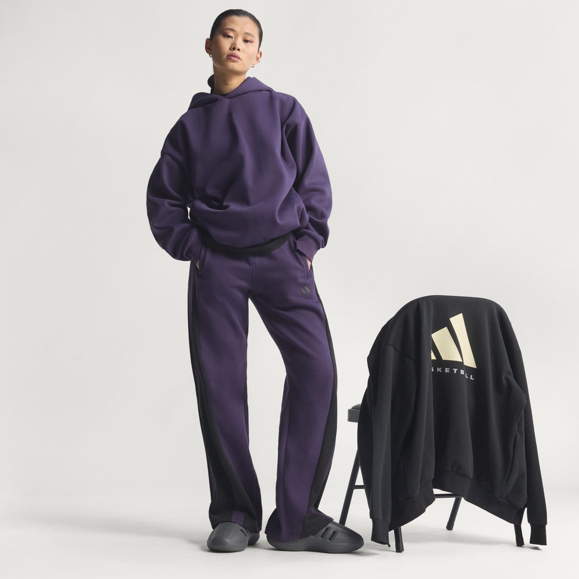 Hanorac de baschet adidas din fleece (unisex)