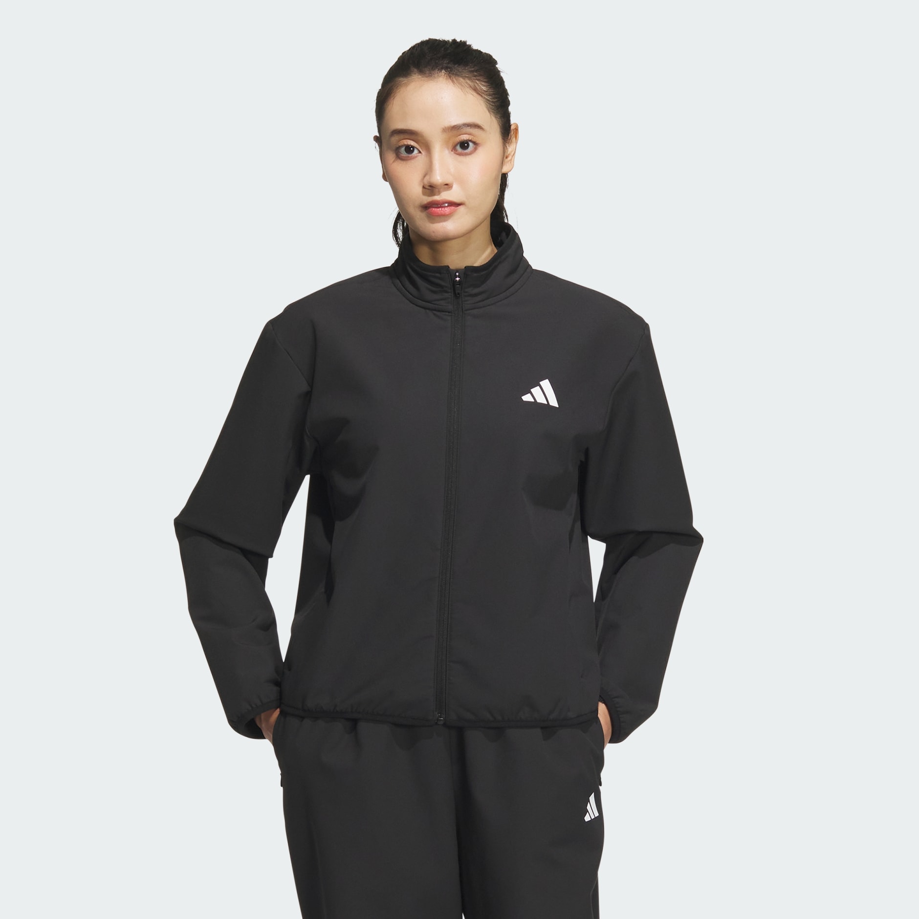 Train Essentials 3-Stripes Woven Jacket