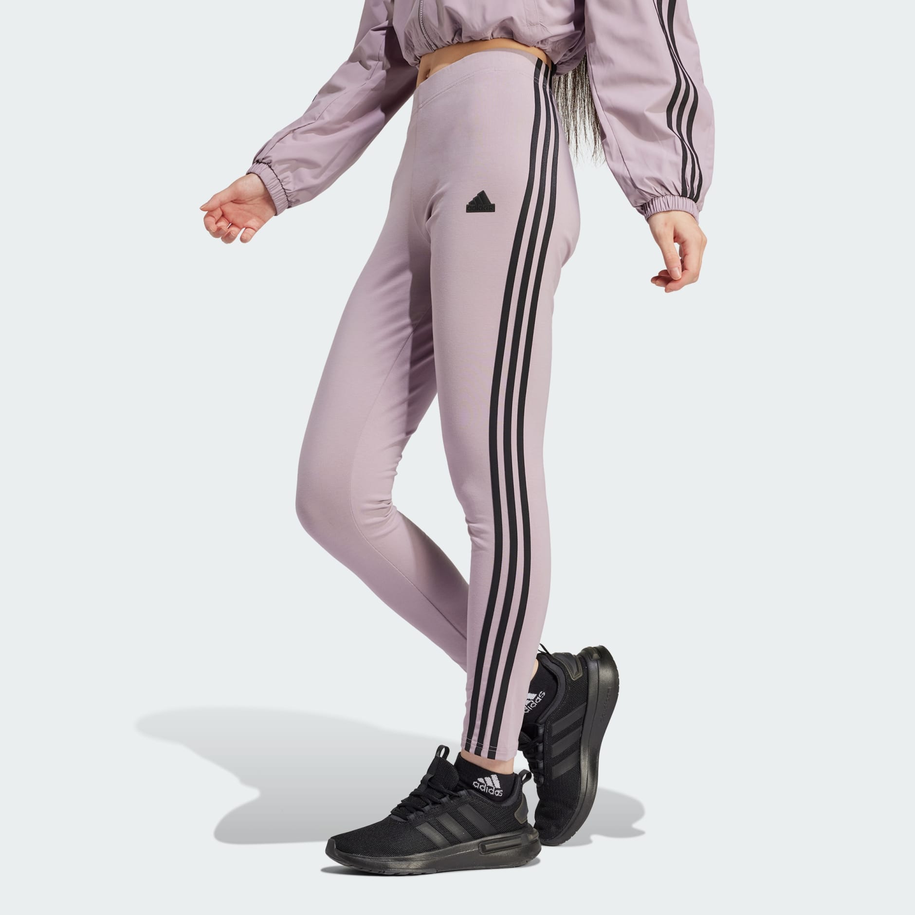 Women's Clothing - Future Icons 3-Stripes Leggings - Purple