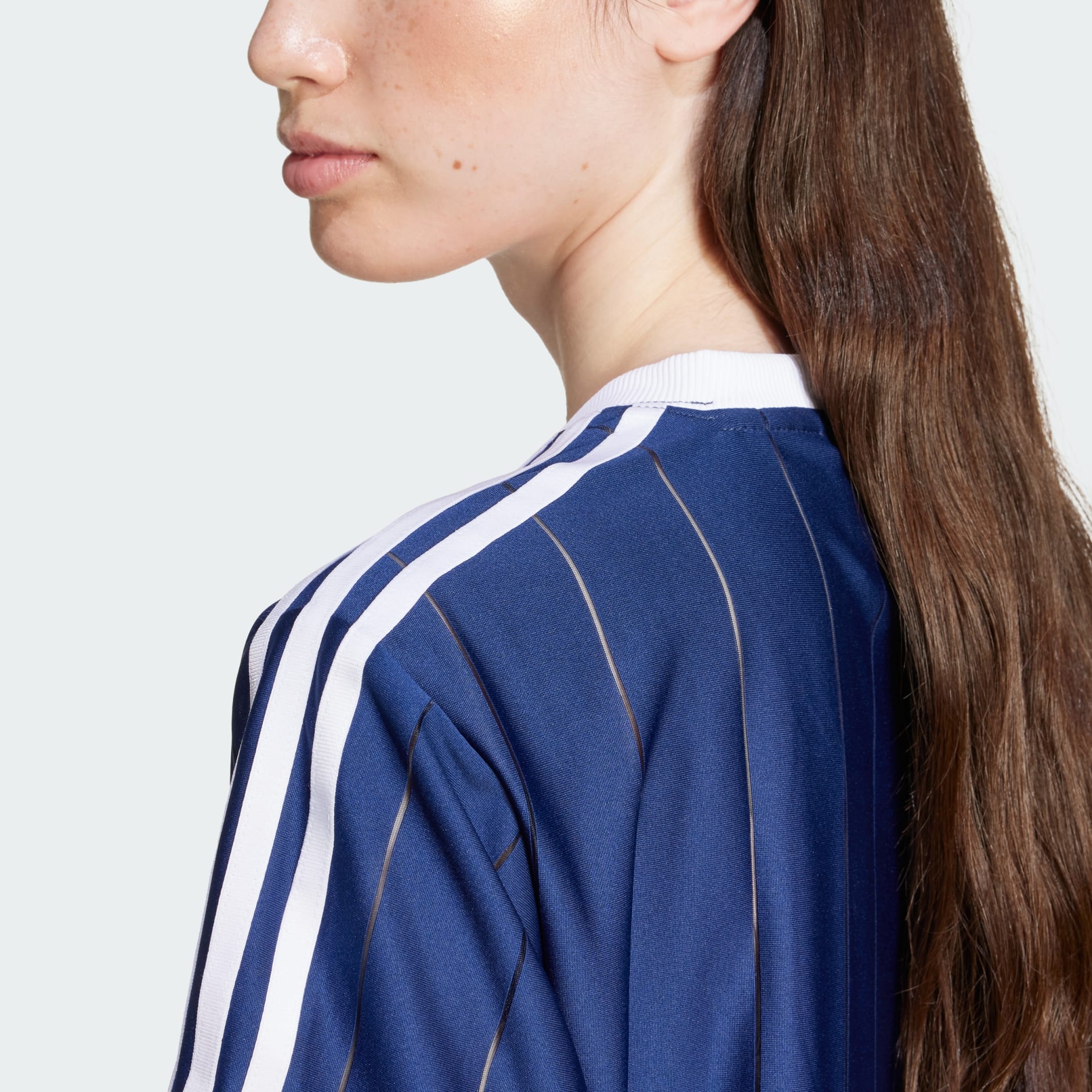 Adicolor 三間細條紋 T 裇