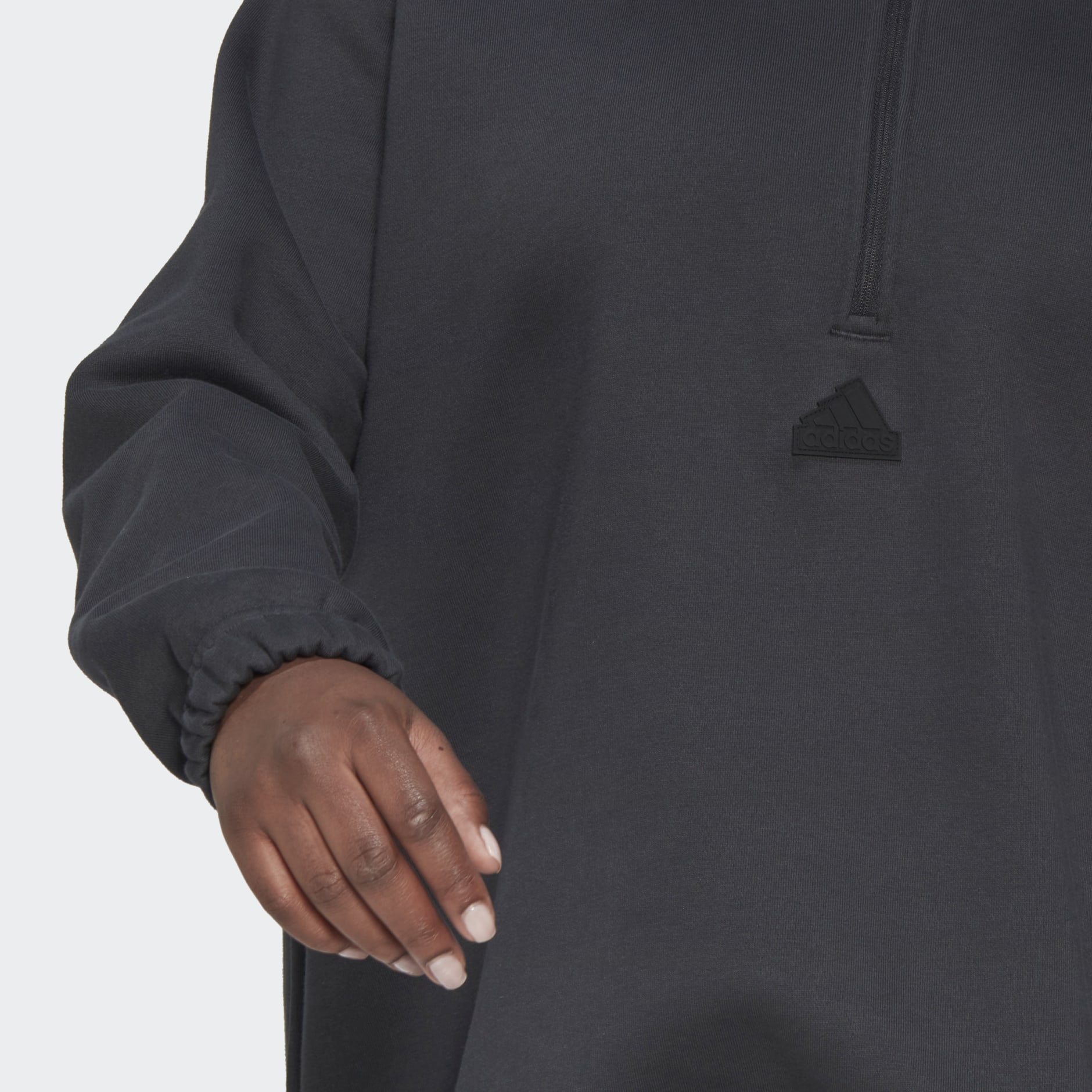 Half-Zip Sweater Dress (Plus Size)