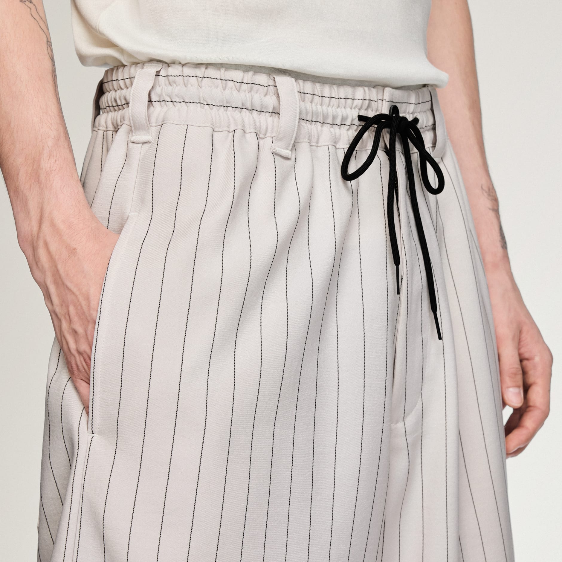 PANTALONI SCURȚI Y-3 PINSTRIPE SPORT UNIFORM
