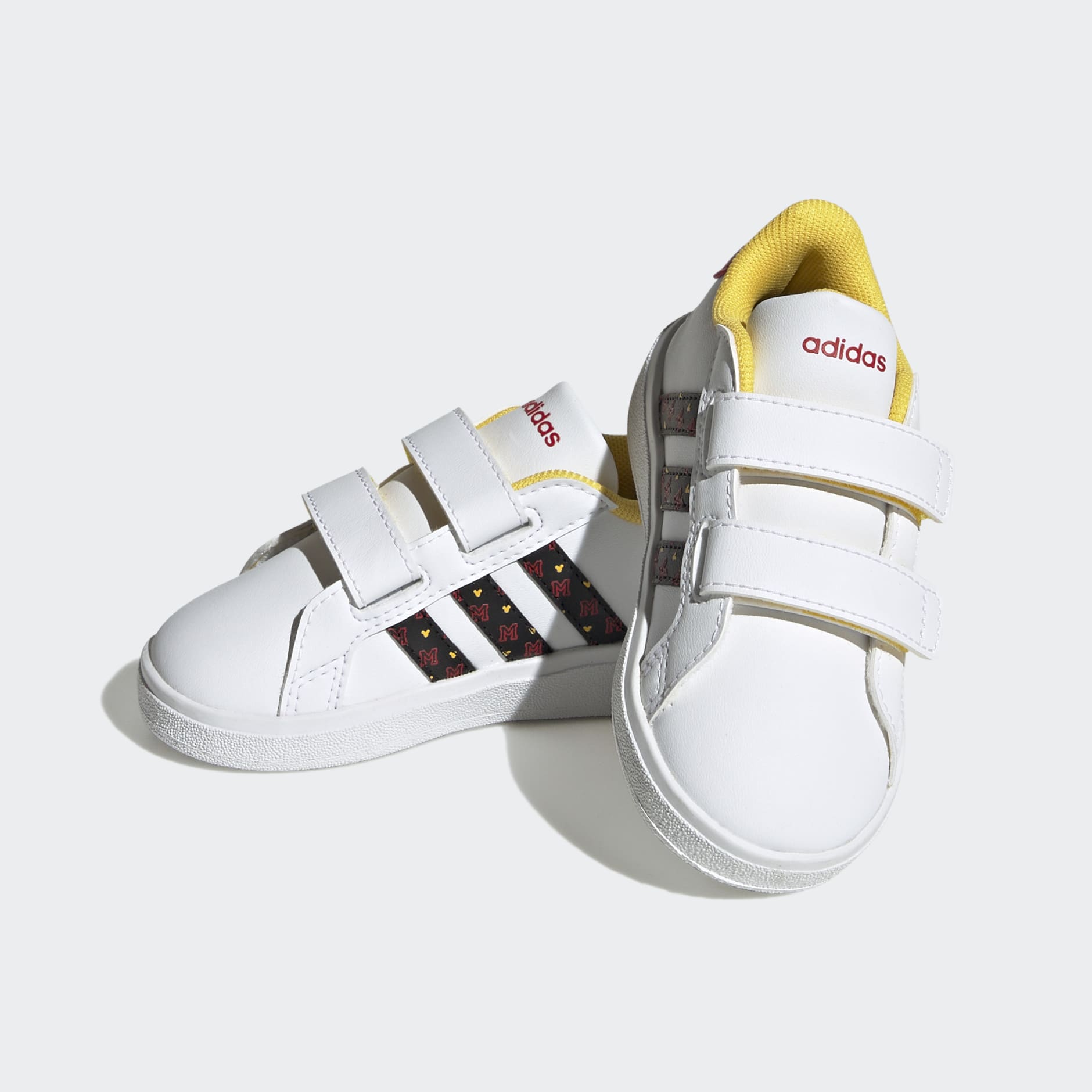 adidas x Disney Grand Court Mickey Hook-and-Loop Shoes