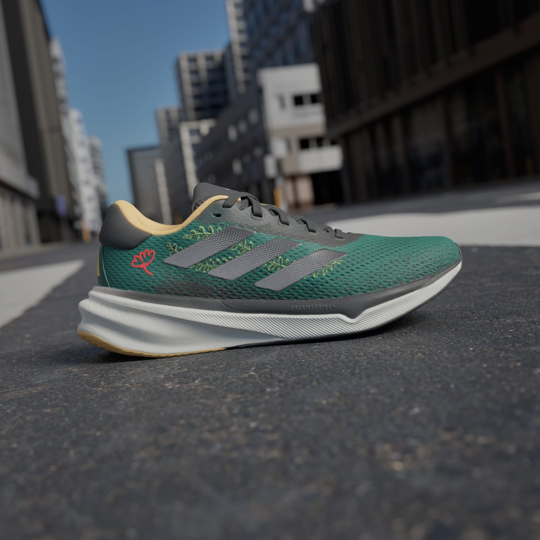 Shoes - Supernova Stride Earth Day Shoes - Green | adidas South Africa