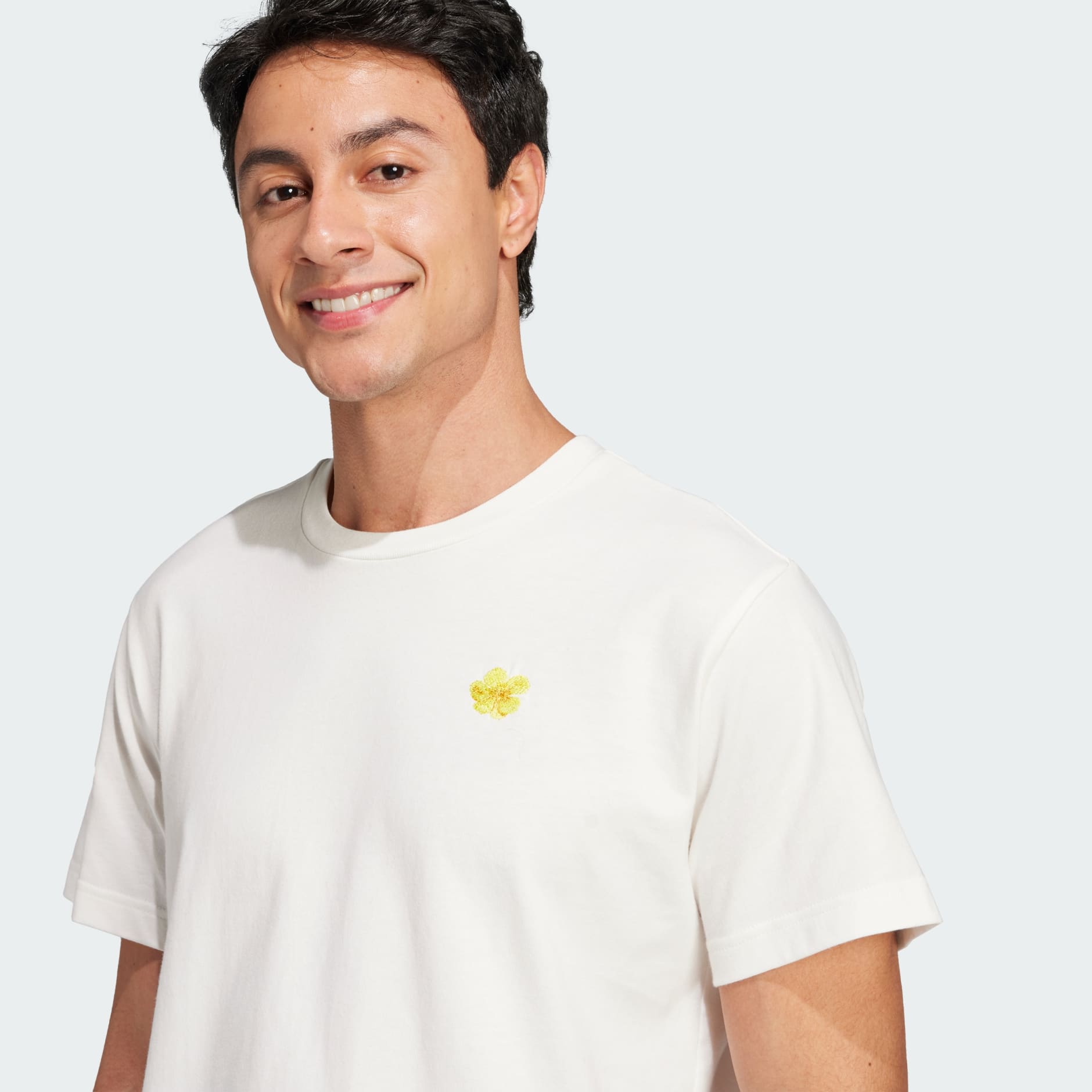 adidas UAE Flower Tee (Gender Neutral) - White | adidas GH adidas UAE Flower Tee (Gender Neutral) - White | adidas GH