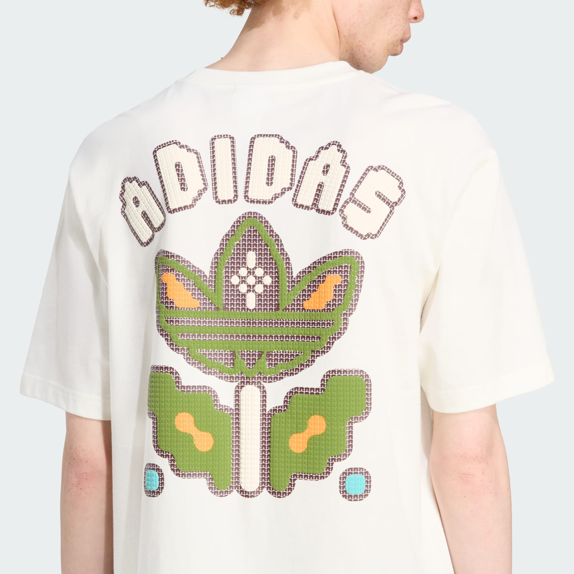 Clothing - Monogram Loose Tee - White | adidas Oman