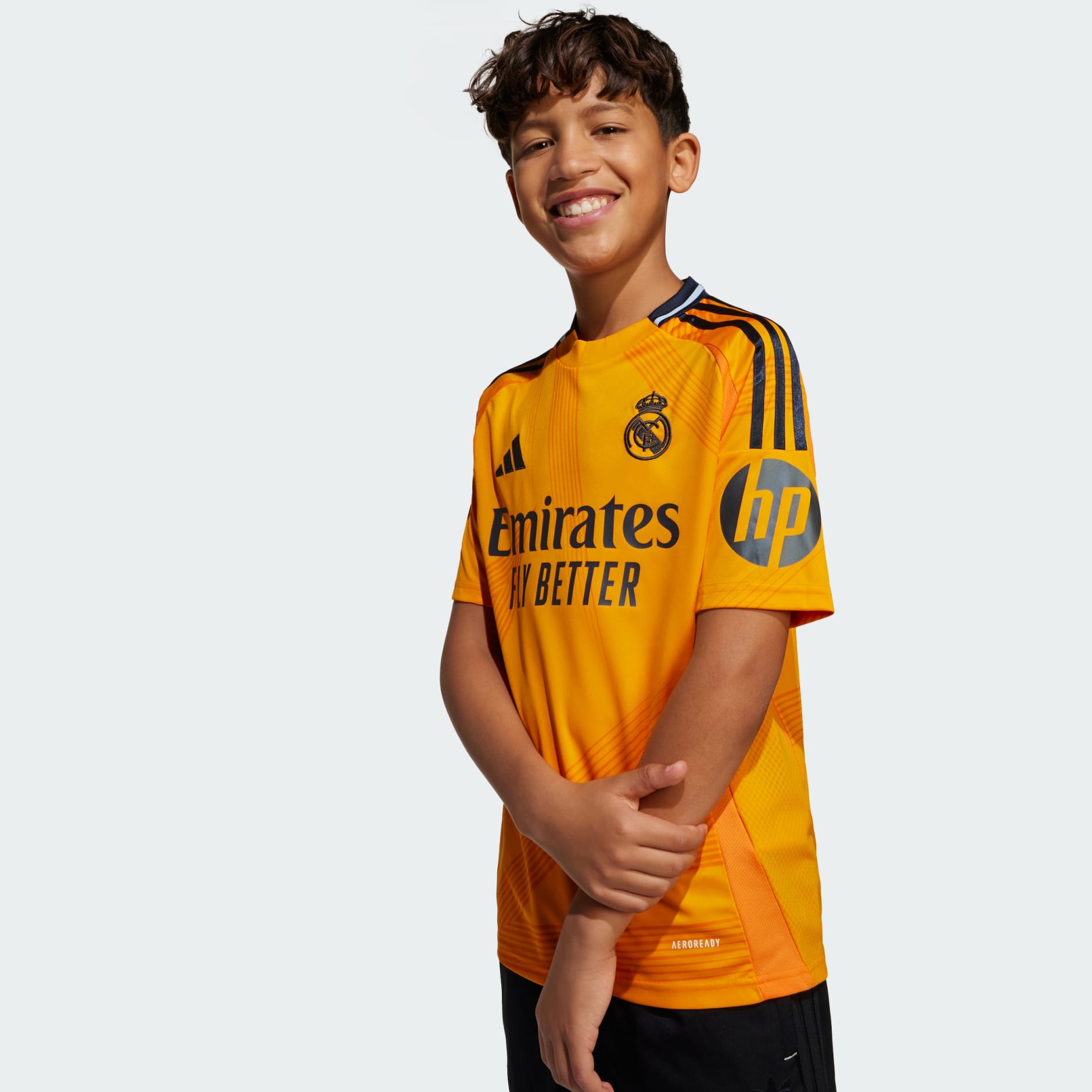 Tricou pentru meciurile în deplasare Real Madrid 24/25 pentru copii