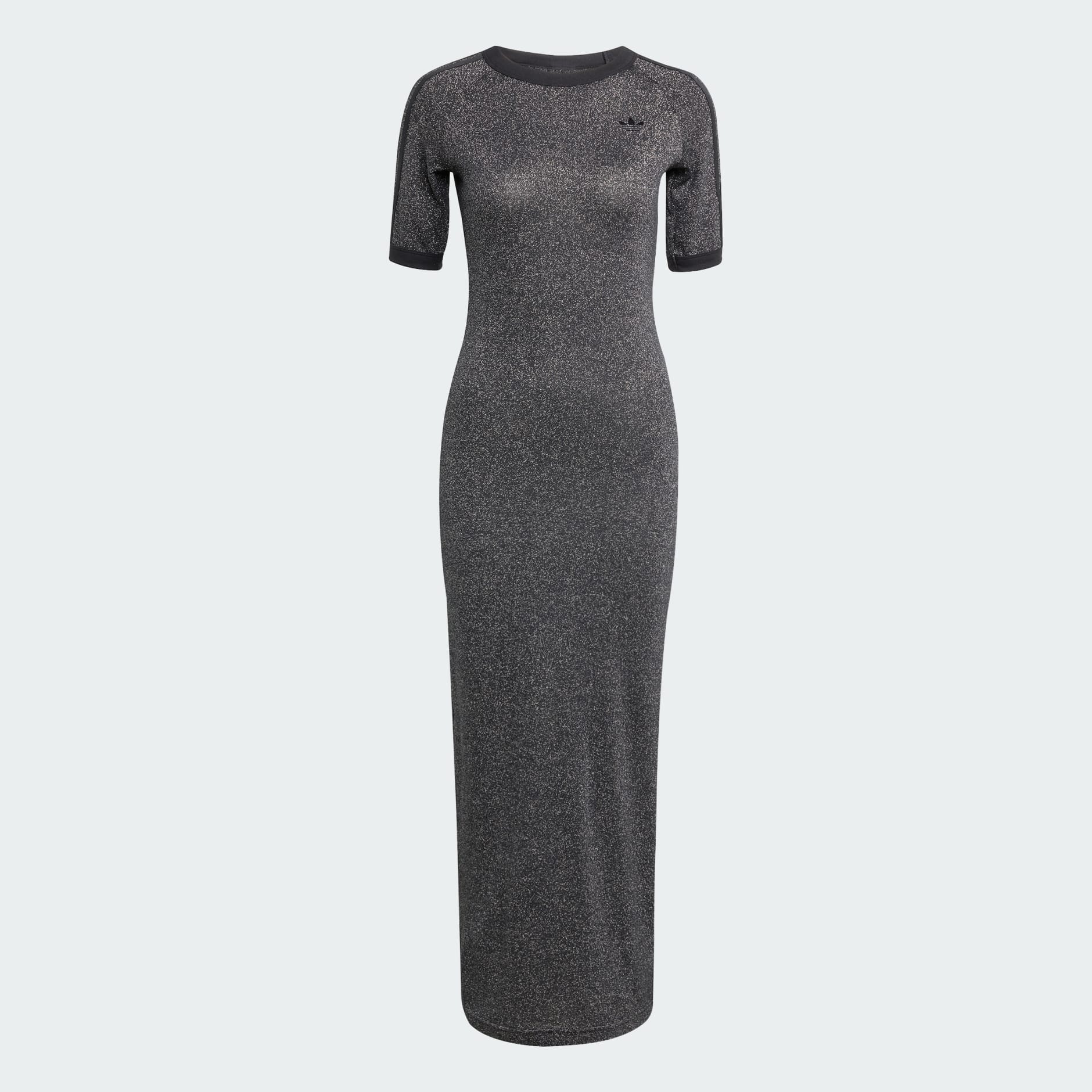 Rochie festivă Adicolor cu sclipici și 3 dungi