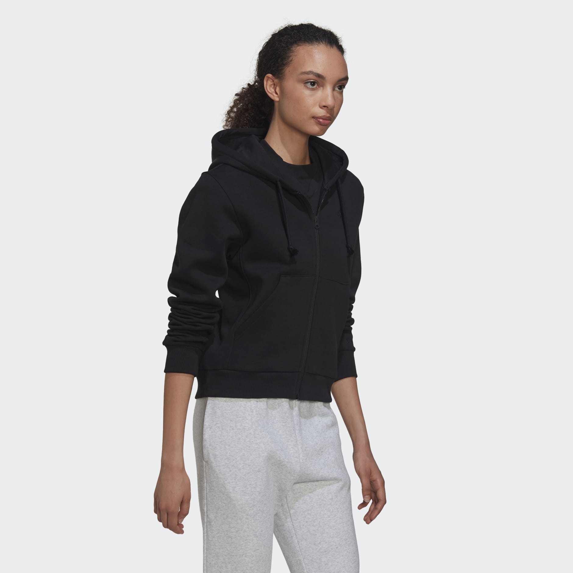 adidas Fleece Black - Full-Zip | LK SZN adidas ALL Hoodie