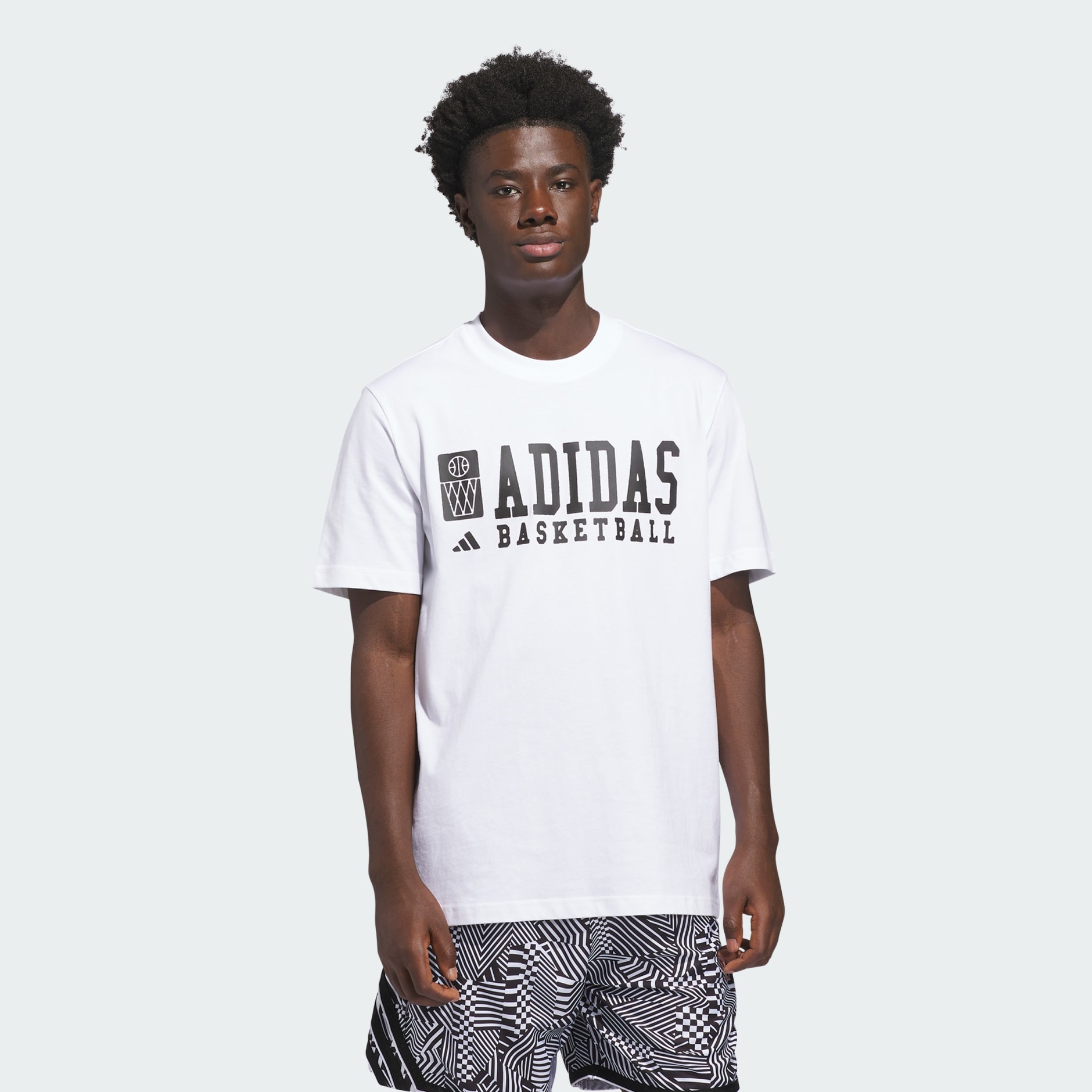 TRICOU CU GRAFICĂ ADIDAS BASKETBALL