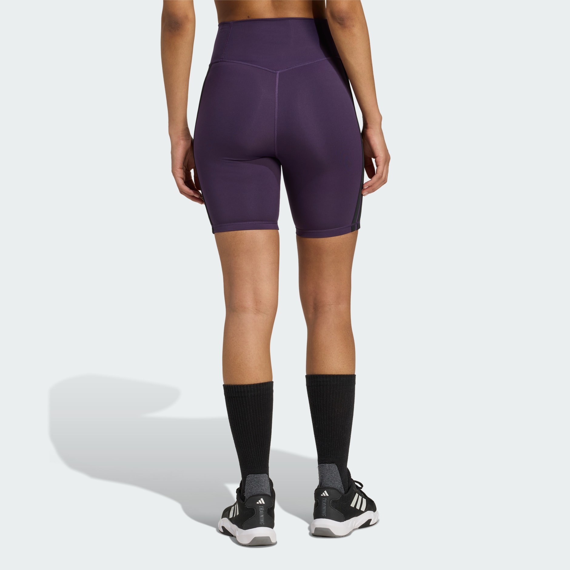 Optime Essentials 3-Stripes Short Leggings