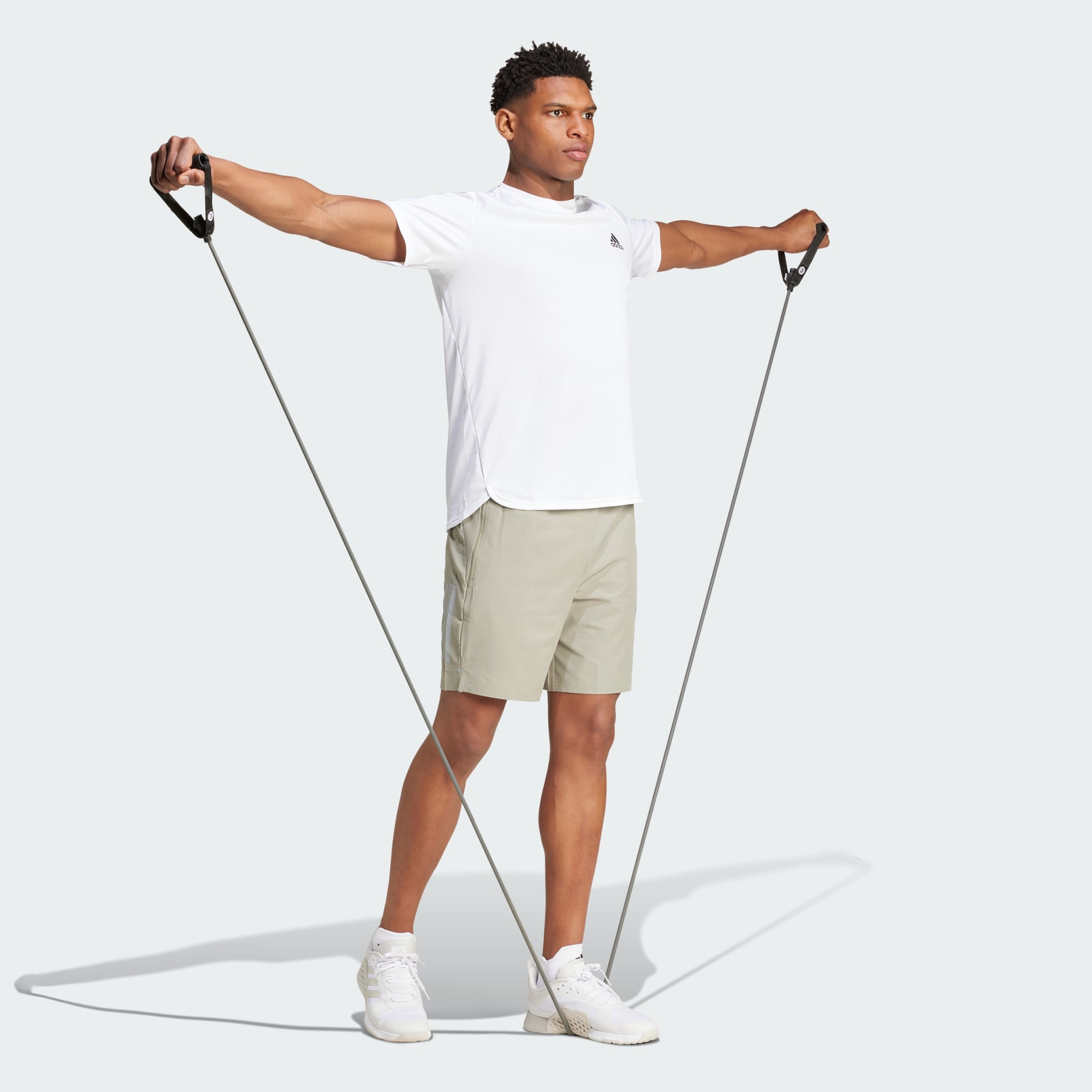 Short de training en 3 bandes Gym +