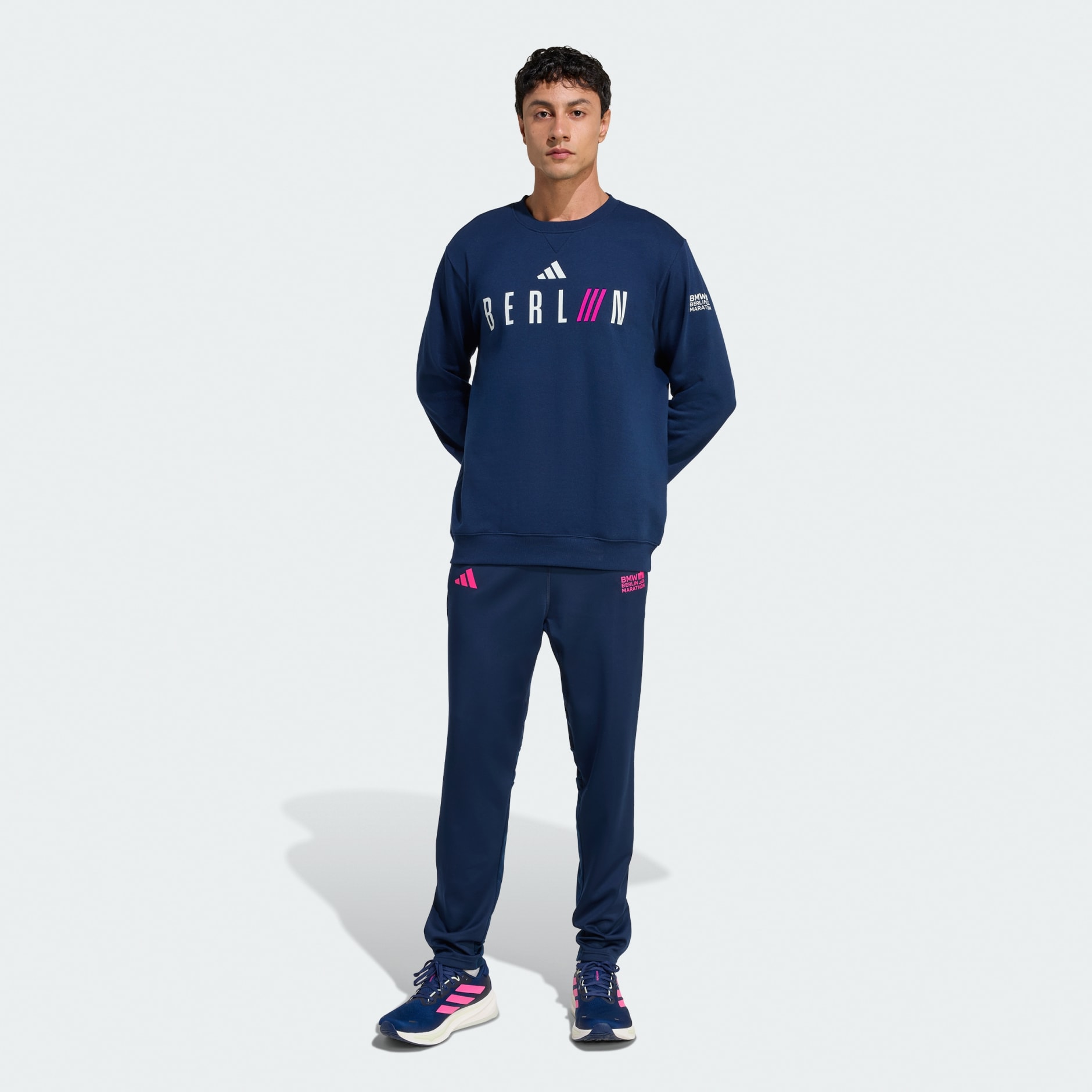 Majica za mu&scaron;karce s okruglim izrezom oko vrata BMW Berlin Marathon 2025