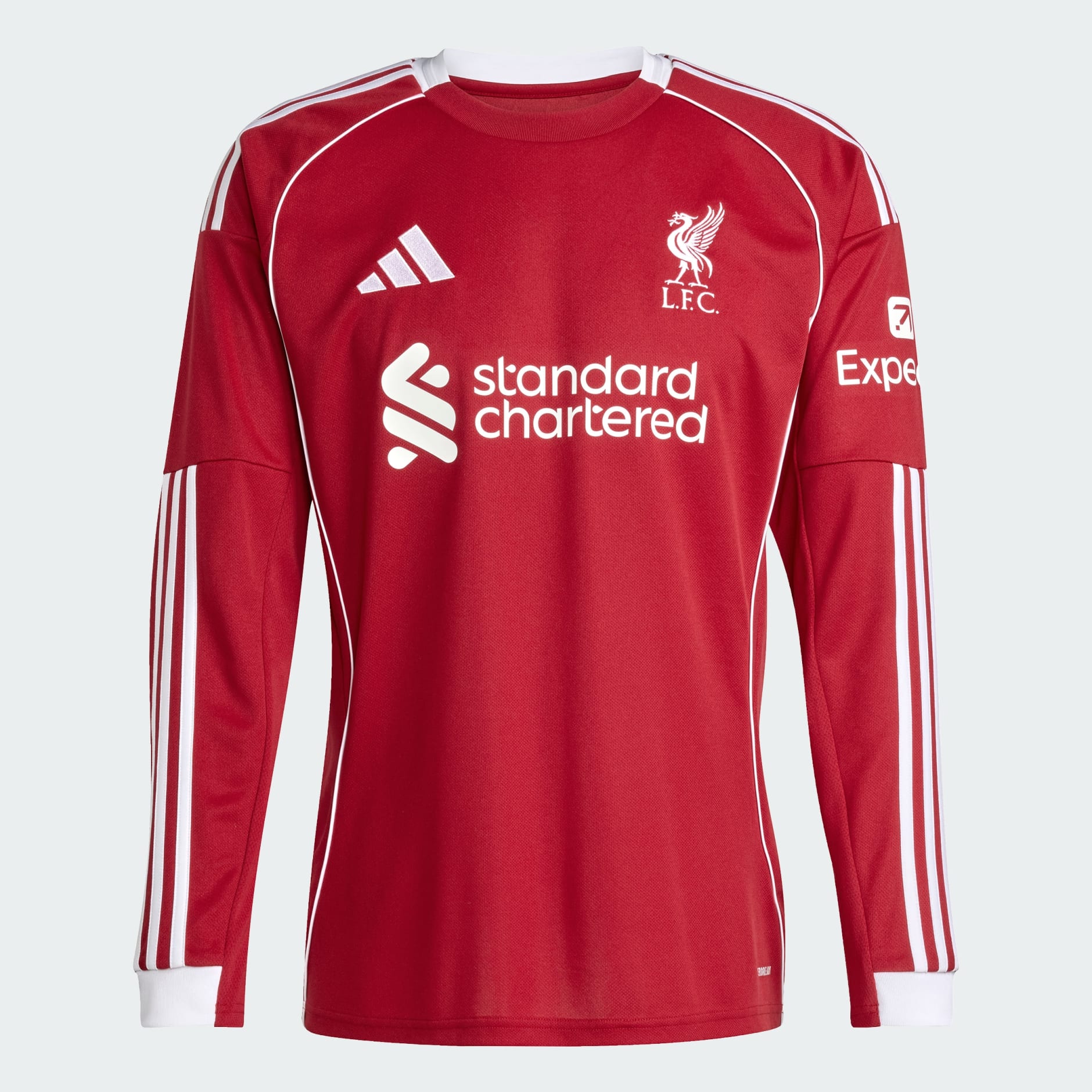 Clothing - Liverpool FC 25/26 Long Sleeve Home Jersey - Red