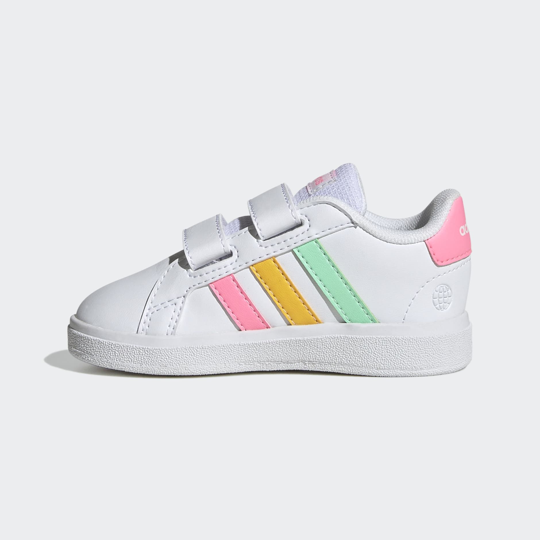 adidas Grand Court Lifestyle Hook and Loop Shoes - White | adidas SA