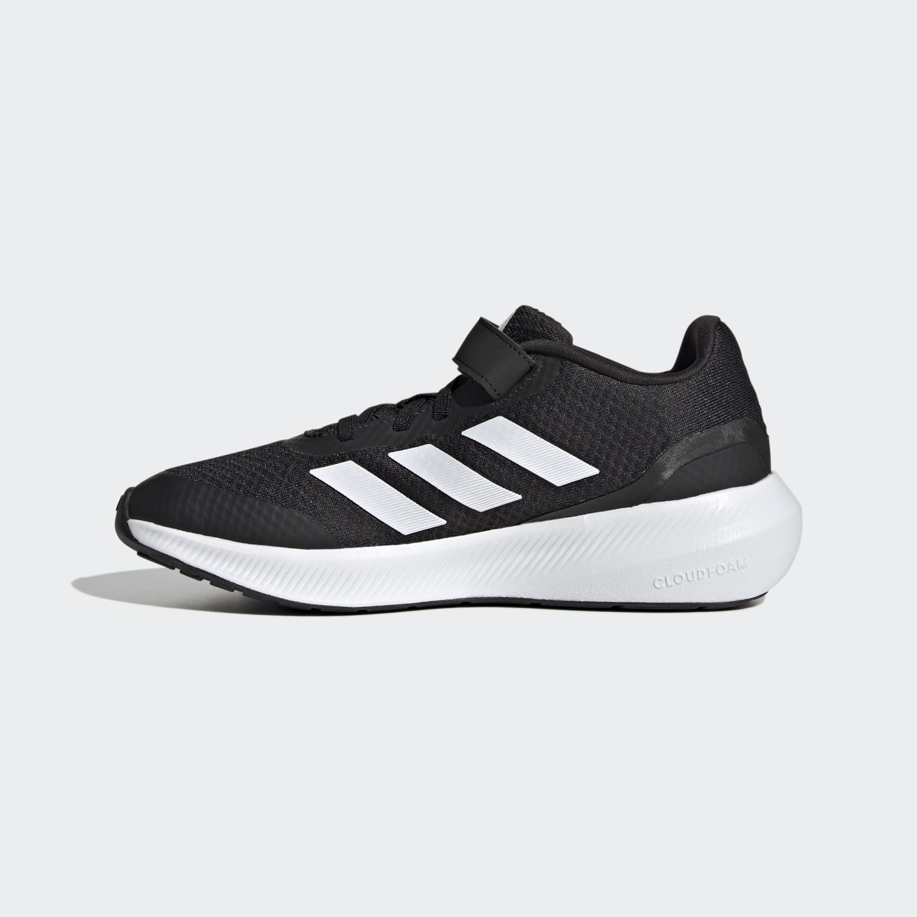 adidas RunFalcon 3.0 Elastic Lace Top Strap Shoes - Black | adidas GH