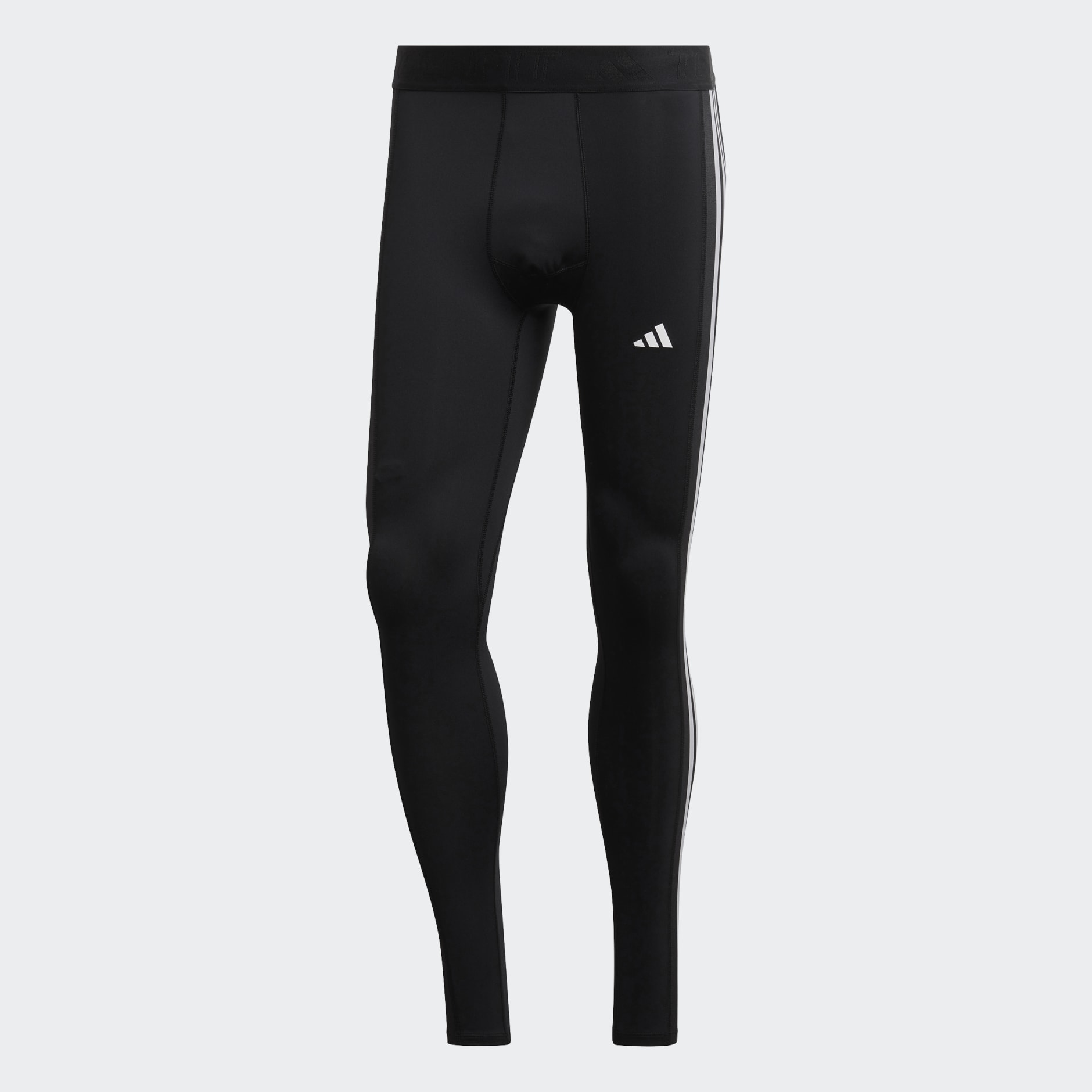 adidas Techfit 3 Stripes Training Long Tights Black adidas GH