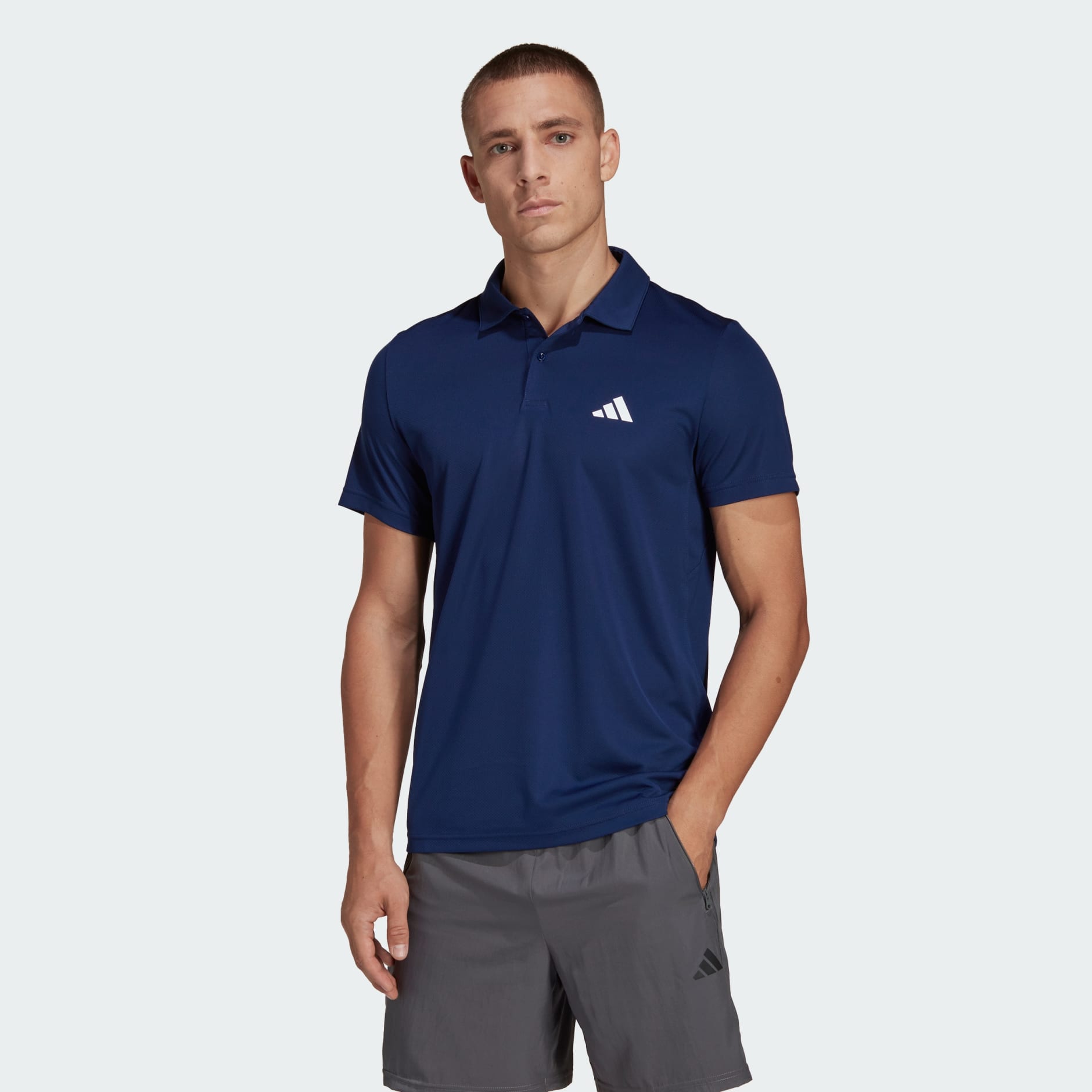 adidas Train Essentials Training Polo Shirt - Blue | adidas LK